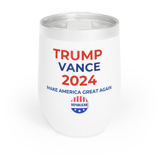 Trump Vance 2024 Chill Wine Tumbler