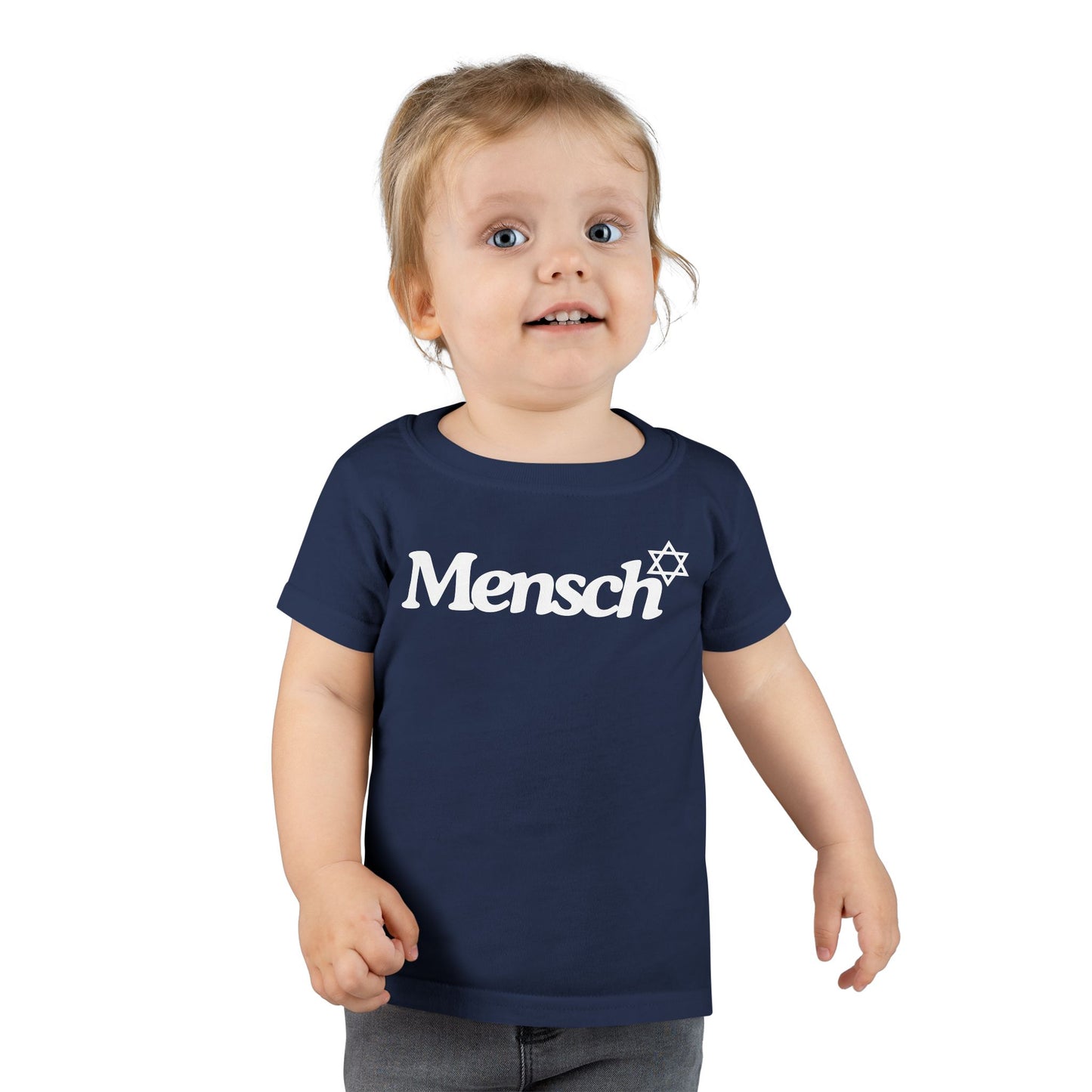 Toddler Mensch T-Shirt Jewish Kids Tee Yiddish Fun Playtime Shirt Jewish Toddler Gifts