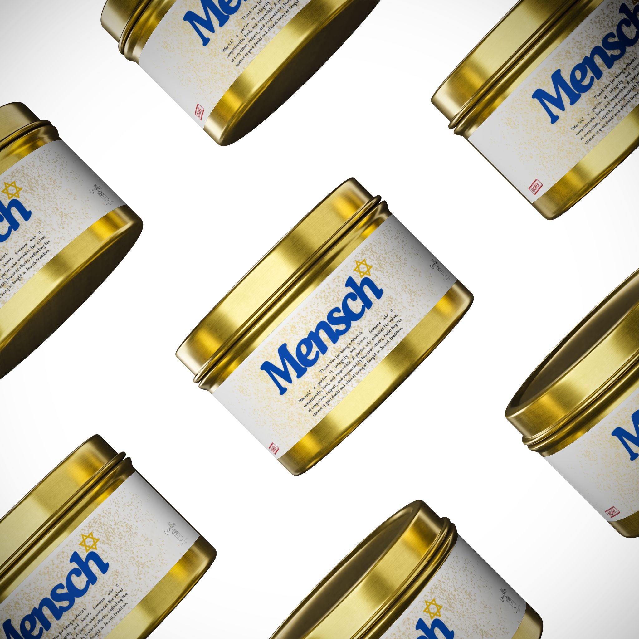 Thank You for being a Mensch Candle. Thank you Gift. Mensch Gift Jewish Thank you Gift