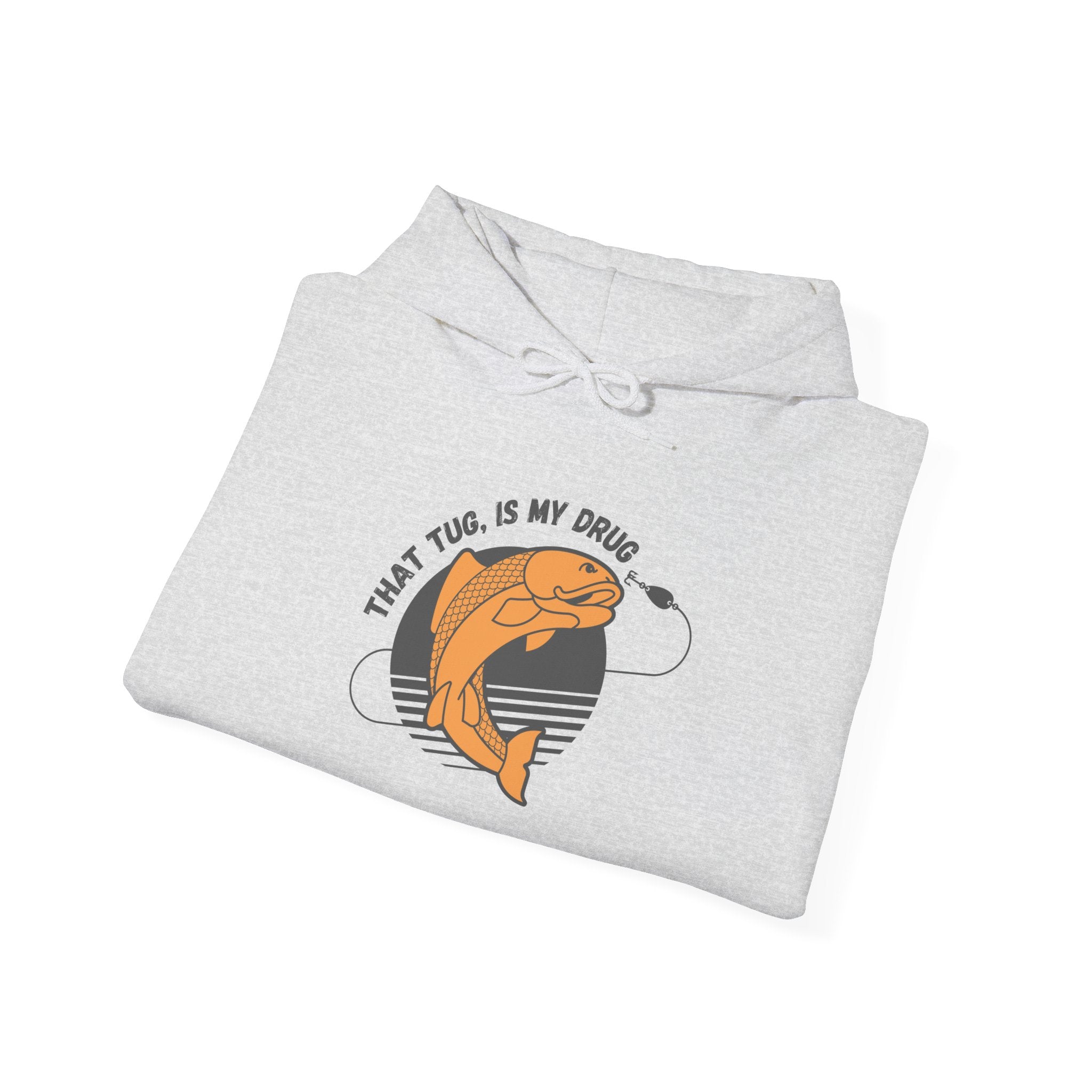 Fishing That Tug is My Drug Heavy Blend™ Hooded Sweatshirt