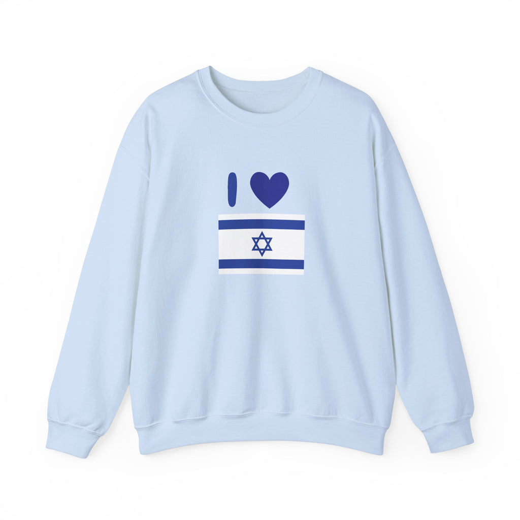 I Love Israel Unisex Heavy Blend™ Crewneck Sweatshirt