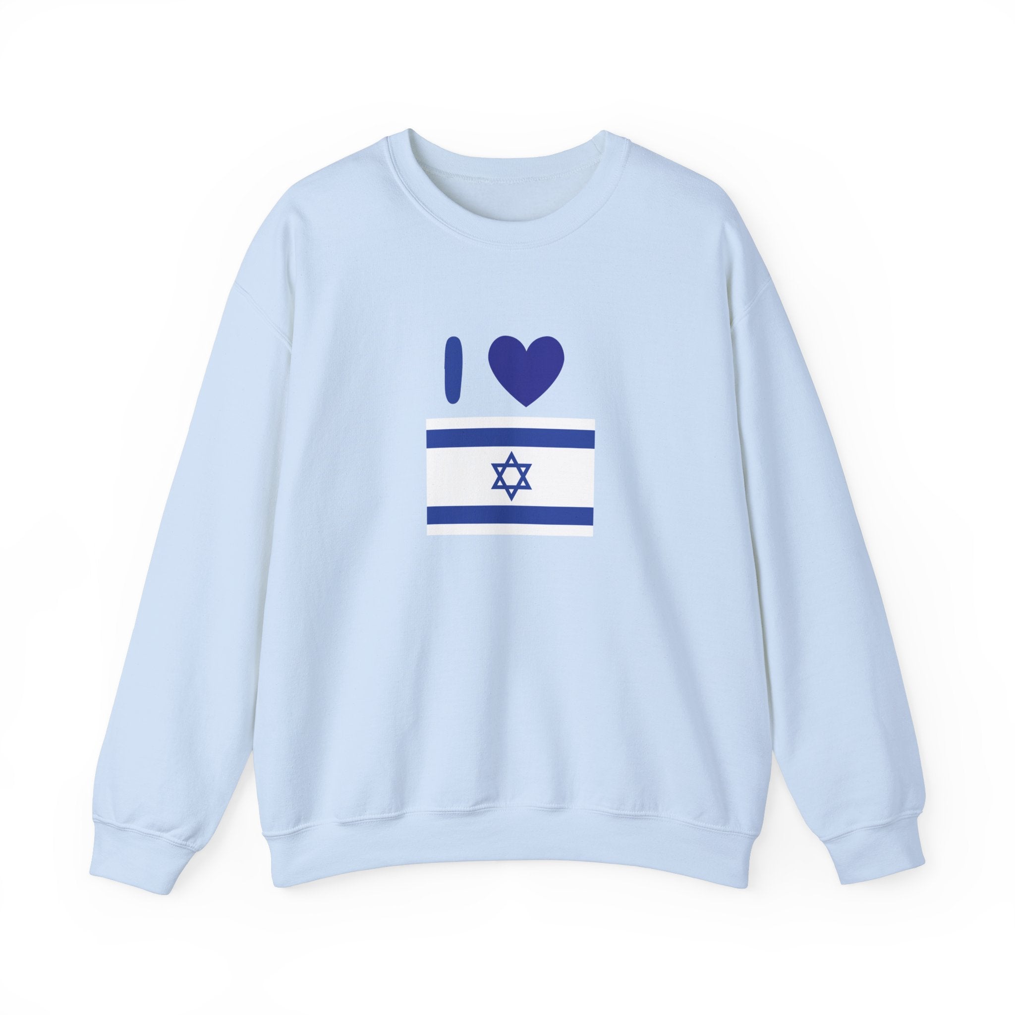 I Love Israel Unisex Heavy Blend™ Crewneck Sweatshirt