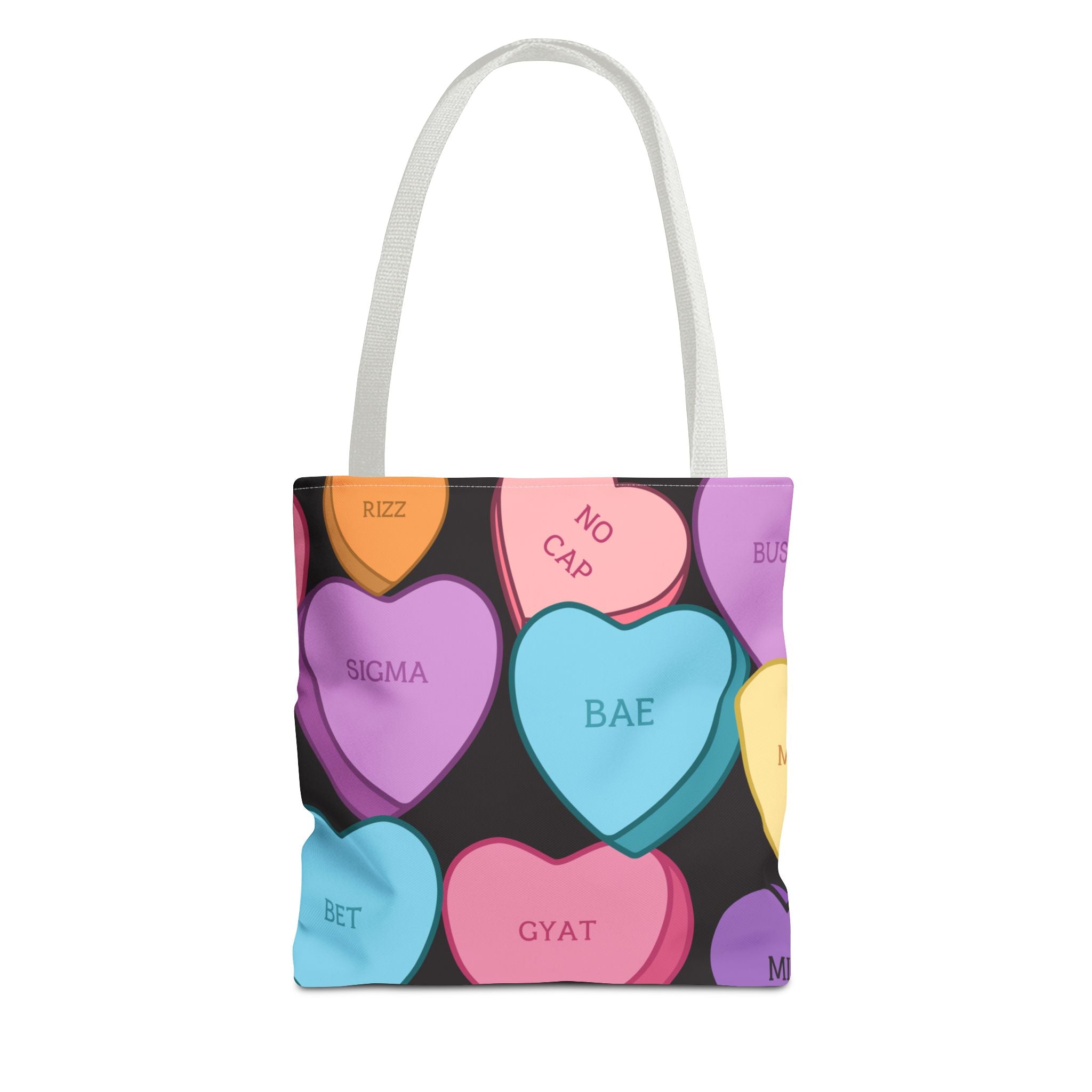 Candy Heart Valentine's Tote Bag