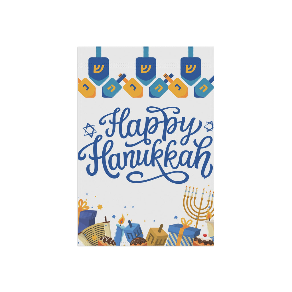Happy Hanukkah Flag, Hanukkah House or Garden Flag
