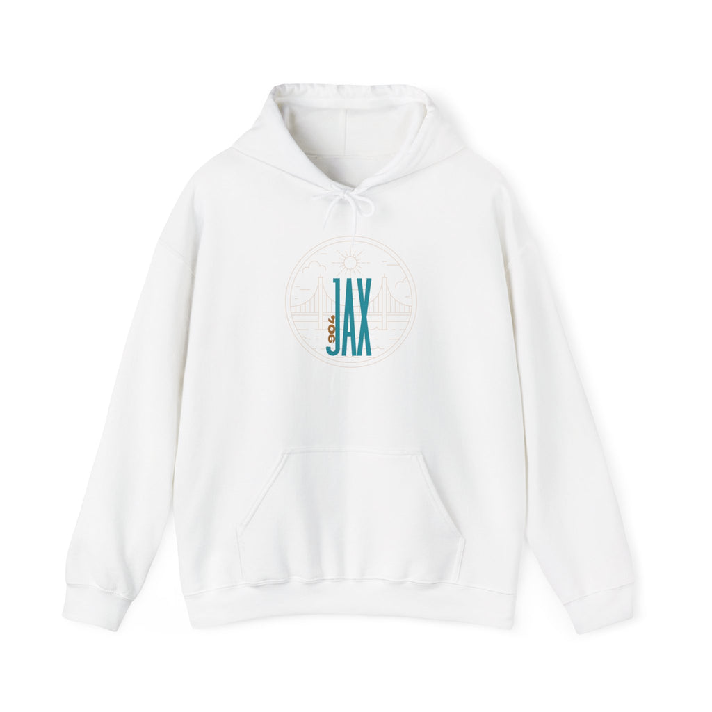 JAX City of Bridges Unisex Heavy Blend™ Hooded Sweatshirt