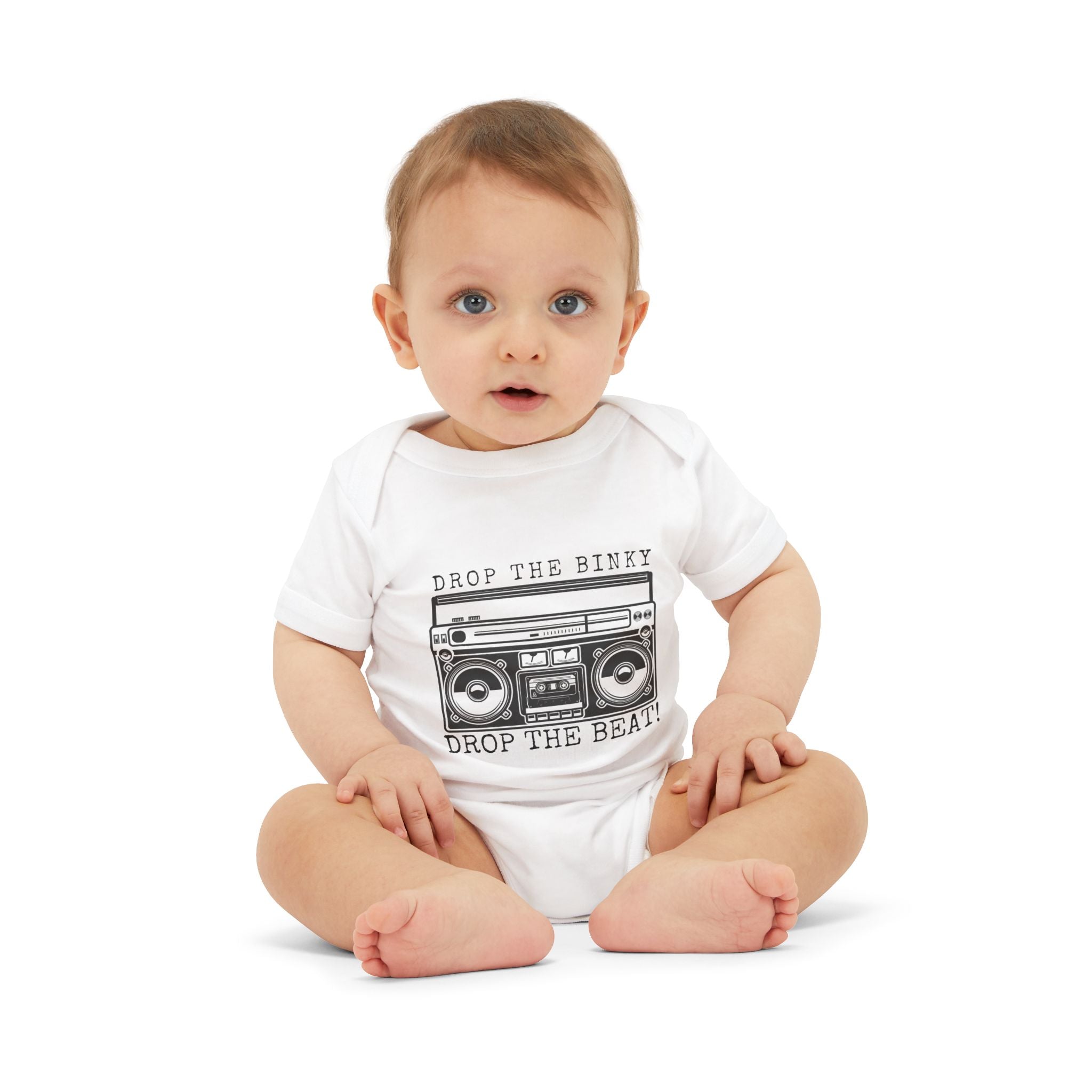 Drop the Binky, Drop the Beat  Baby Showers Gift Newborn Gifts, Music Lovers, Hipster Parents 90's parents