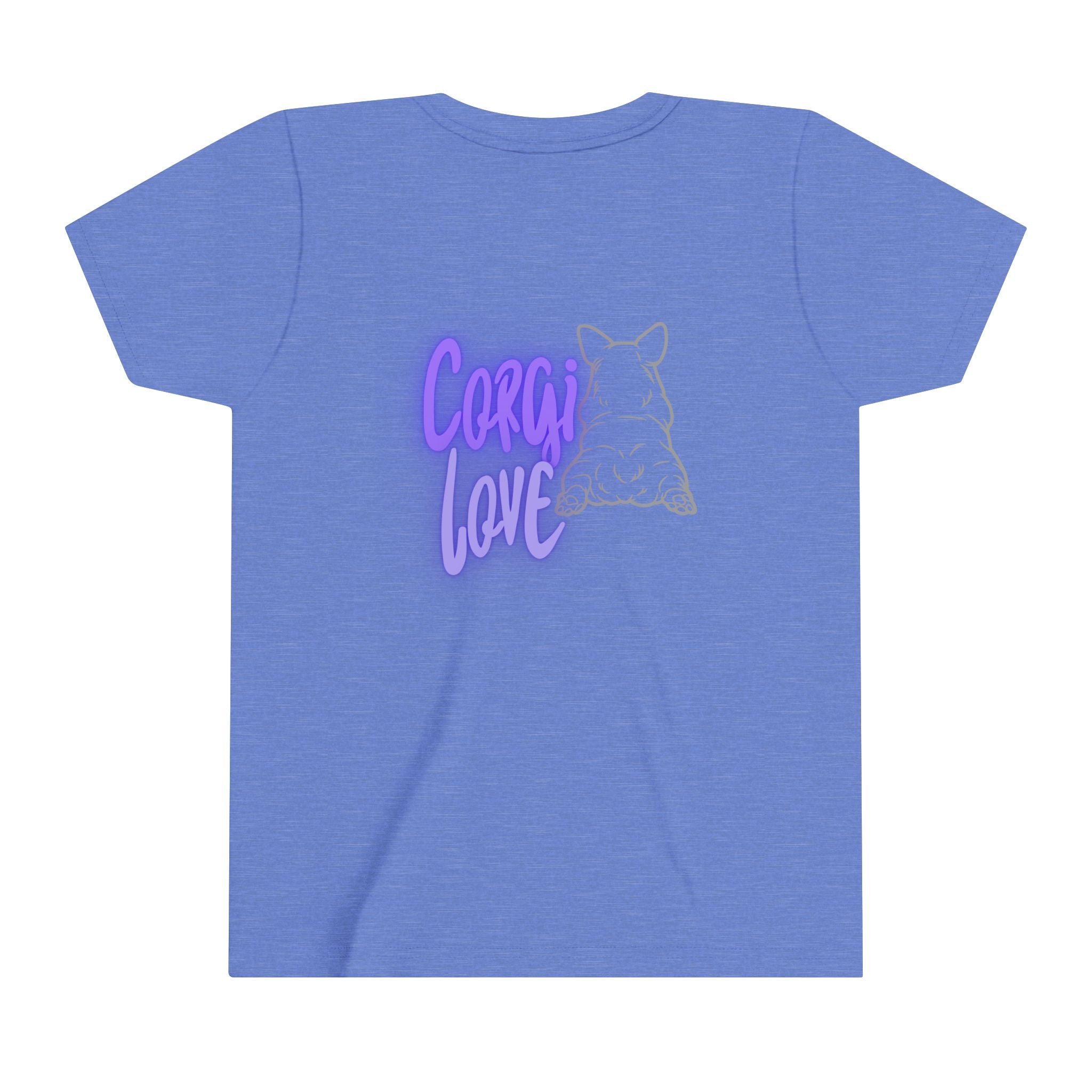 Custom Corgi Love Gemma Youth Short Sleeve Tee