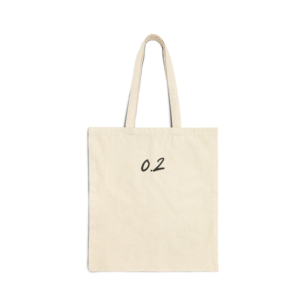 Zero Point Two Eco-Friendly Cotton Canvas Tote Bag - 0.2 Tote Bag