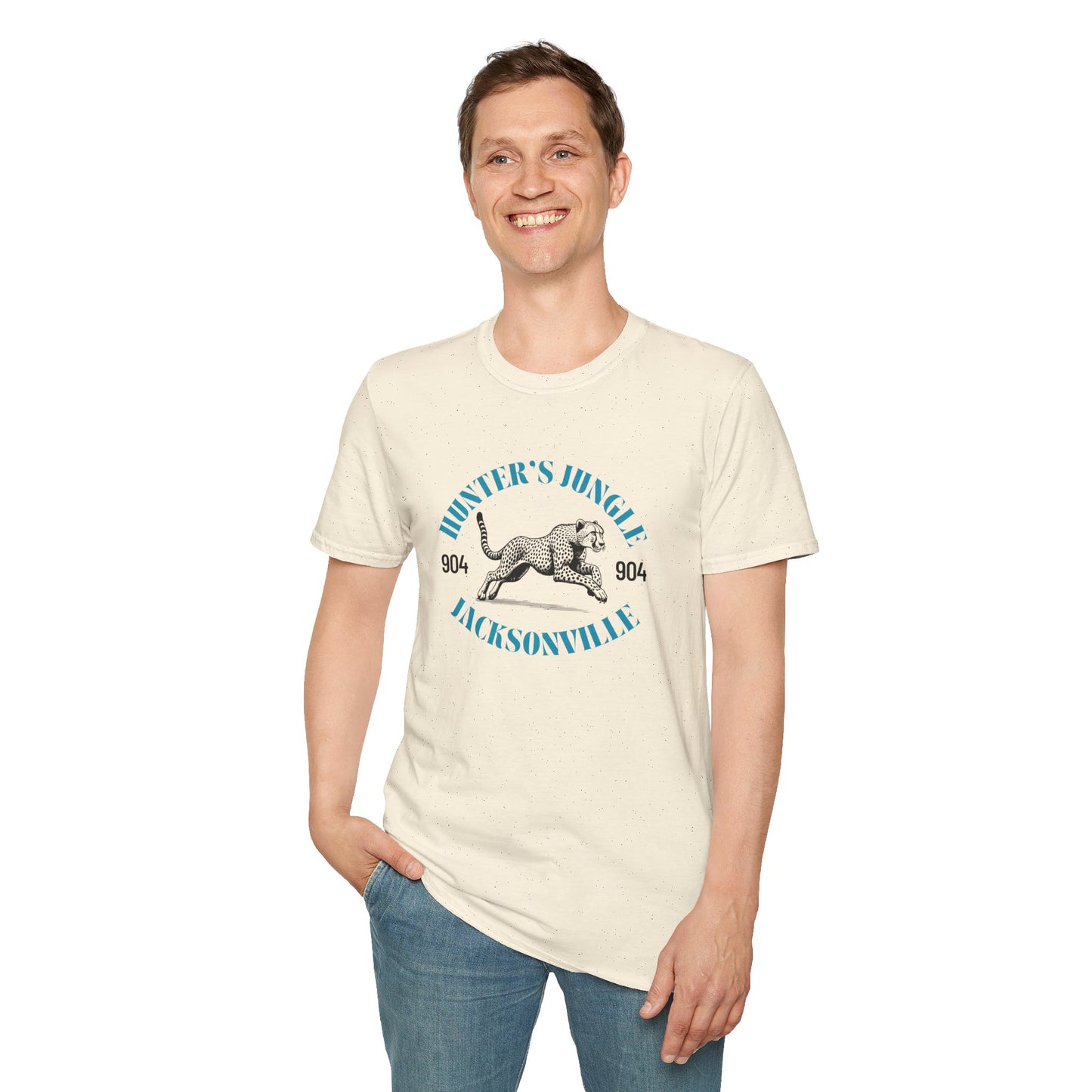 Hunter's Jungle Jacksonville Jags T-Shirt welcoming Travis Hunter NFL Draft Pick