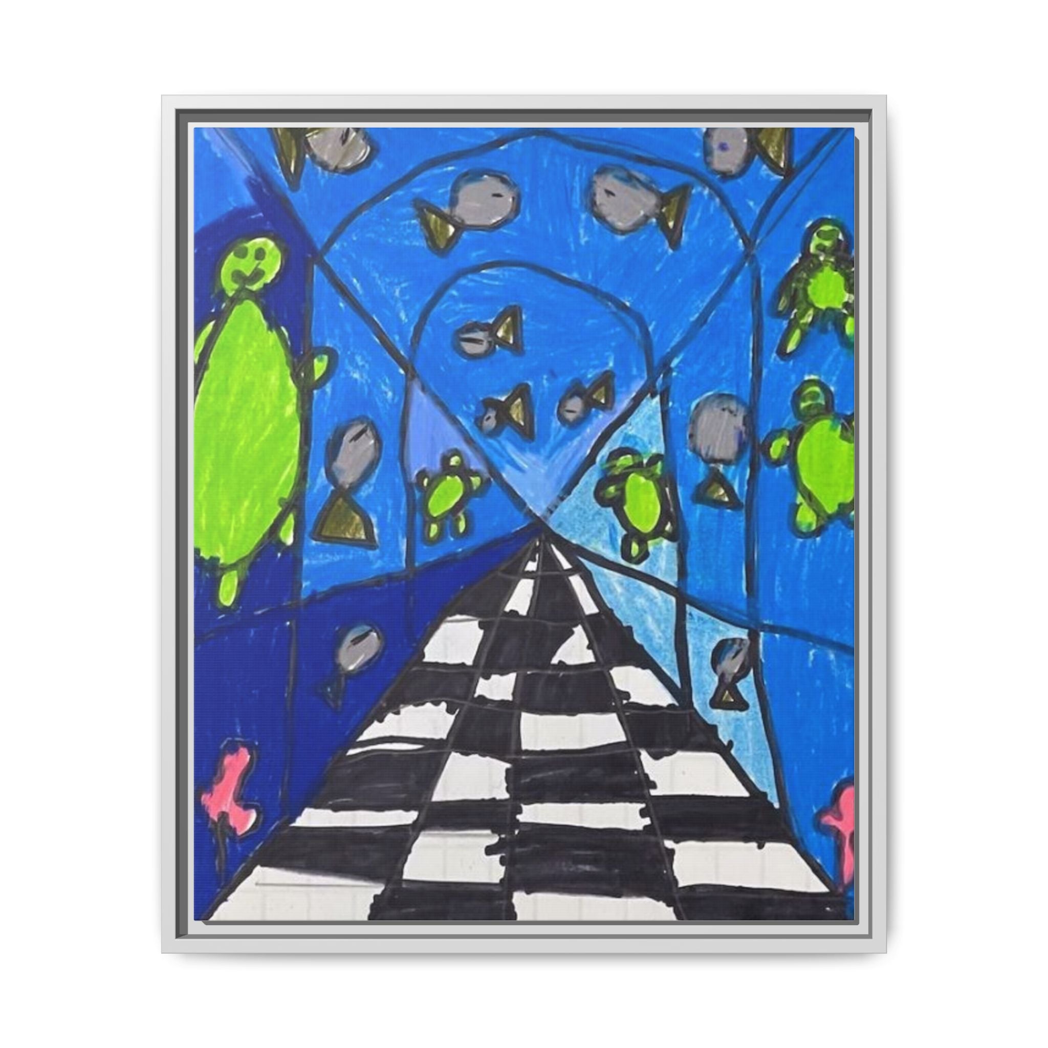 Creating Space Matte Canvas, Framed Art by Jackson Smith