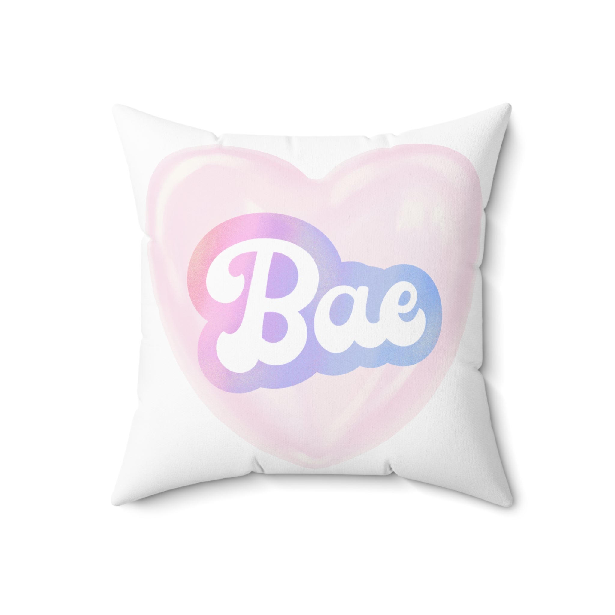 Bae Throw Pillow is a Spun Polyester Square Pillow
