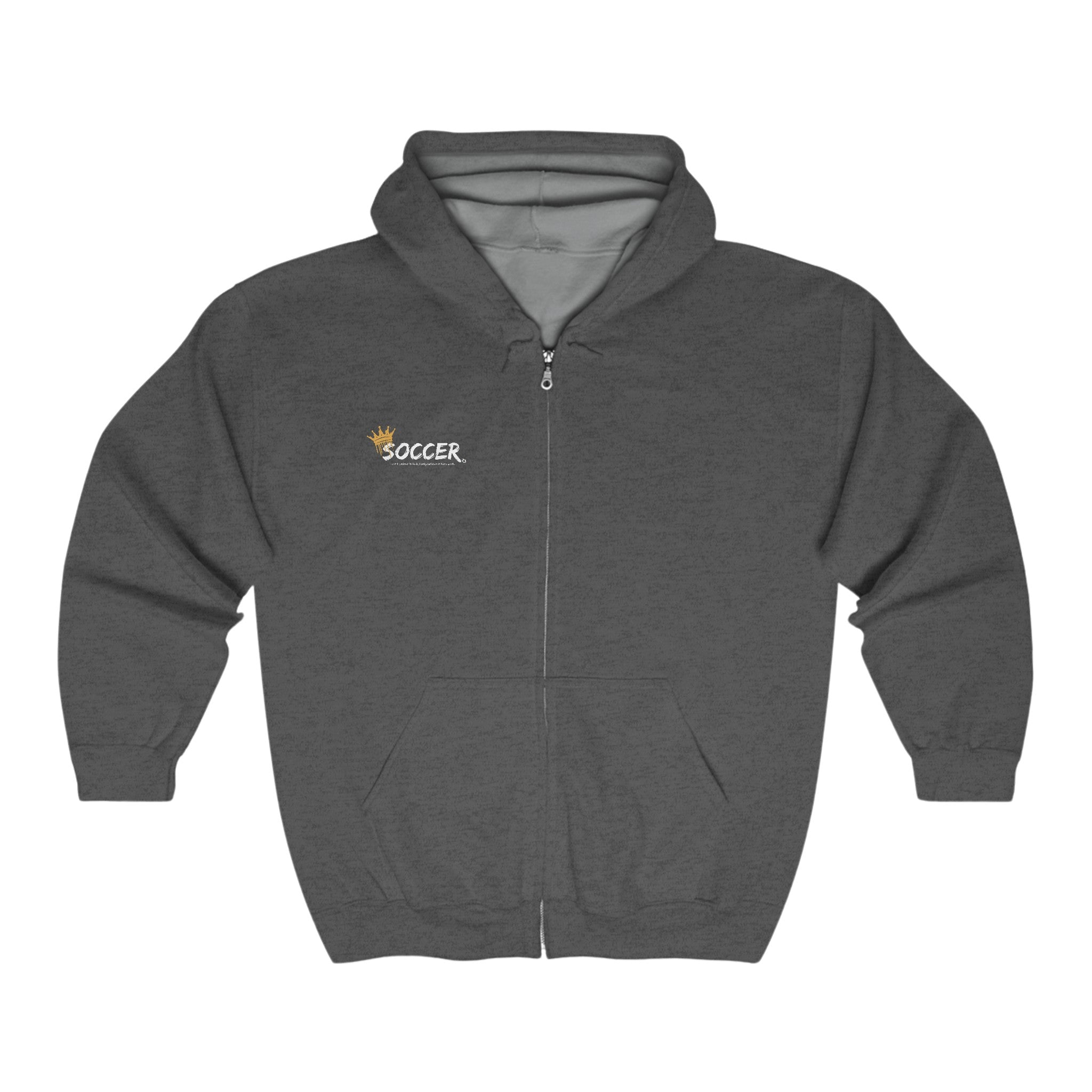 Soccer Unisex Heavy Blend™ Full Zip Hooded Sweatshirt