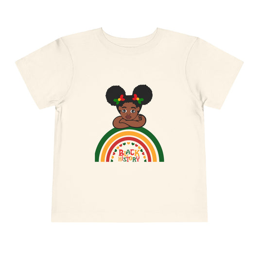 Black History Toddler Tee February is BLack History Month T Shirt for Black History Month