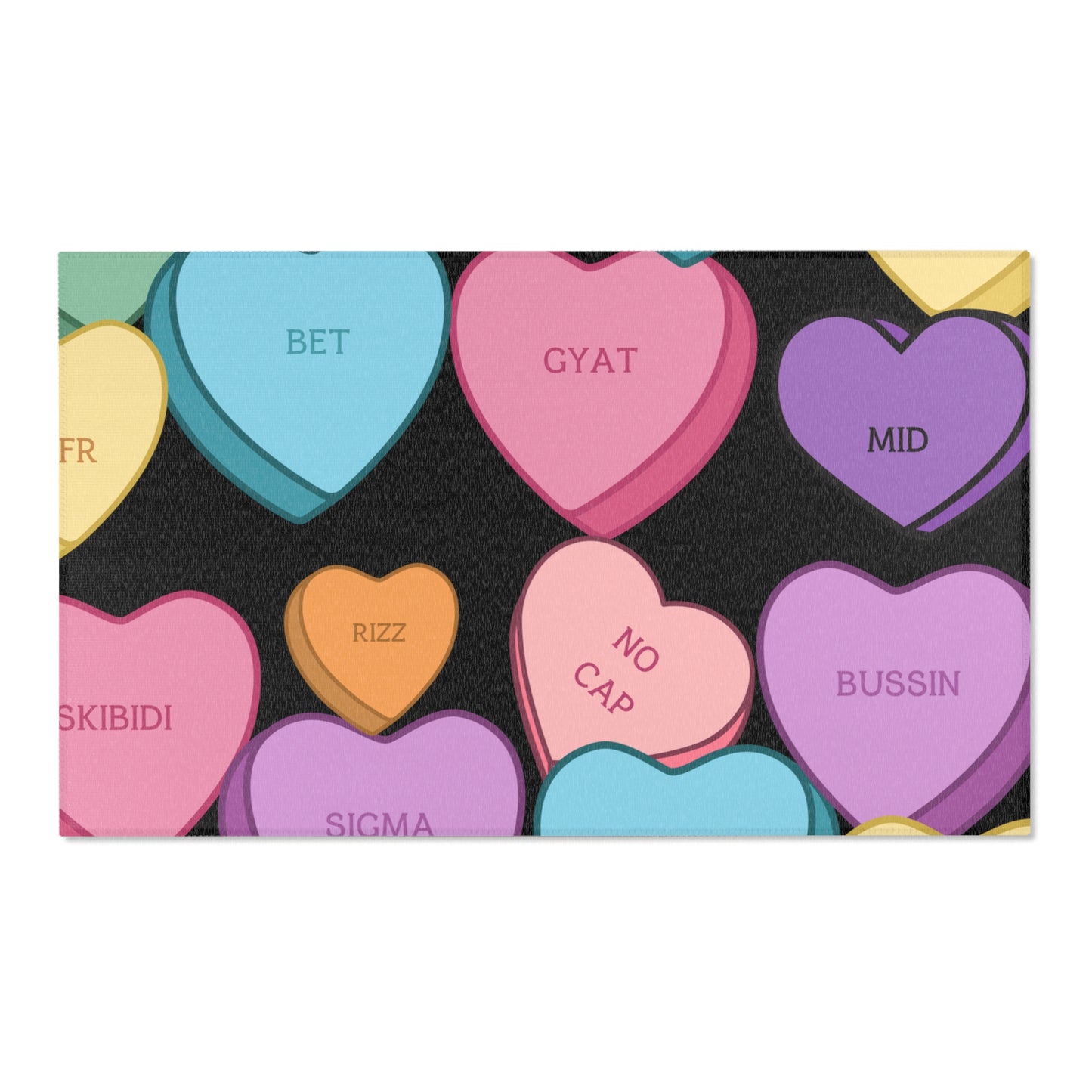 Valentine Sigma Area Rugs For the Rizz Room