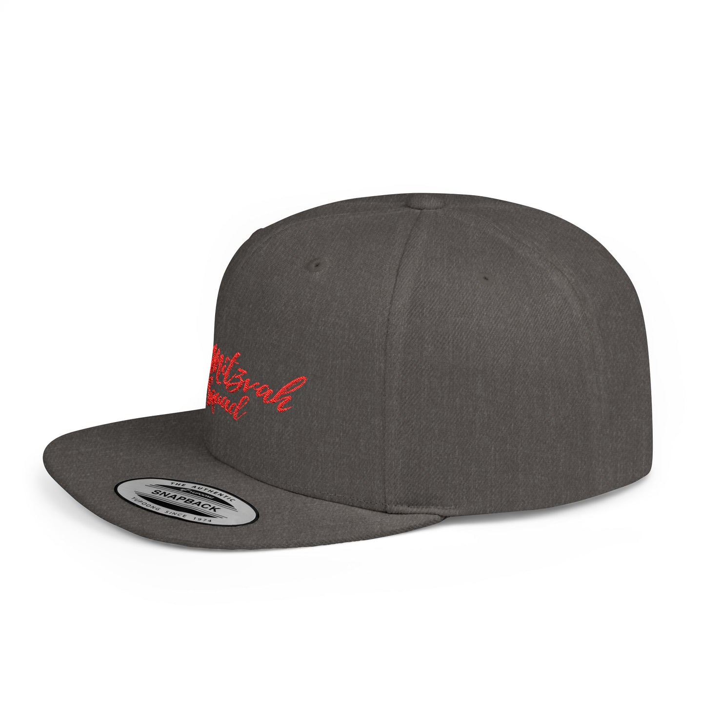 Bat MItzvah Squad  Hat Flat Bill Snapback with Bat Mitzvah Squad Embroidered