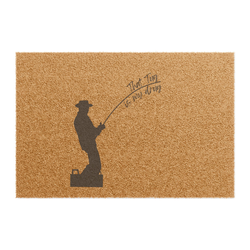 Fisherman Doormat Man Cave Doormat Fishing Cabin Doormat