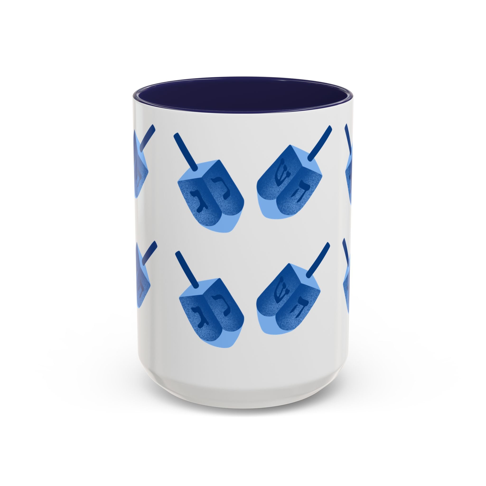 Dreidels Hanukkah Mug 15 oz
