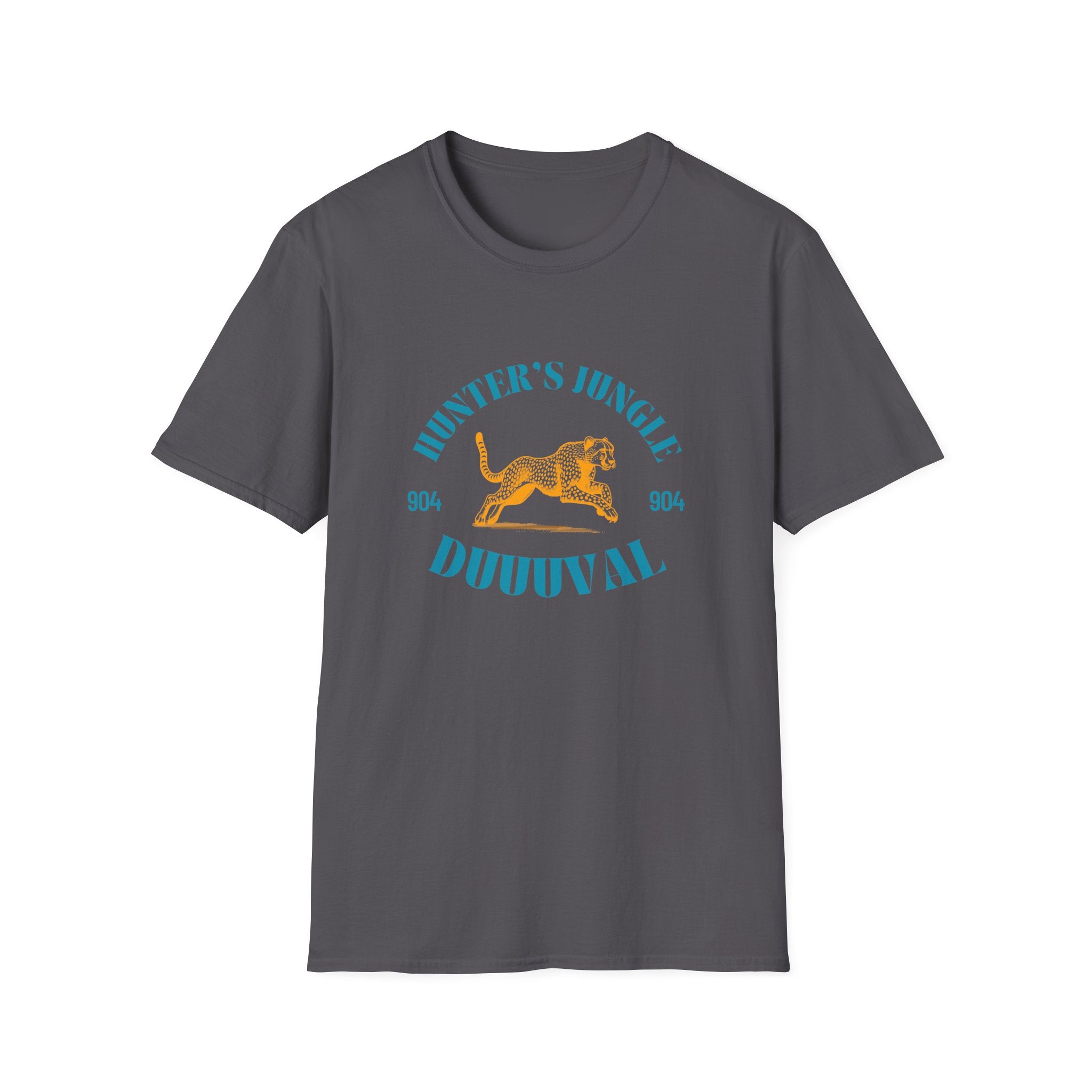 Hunter's Jungle  Soft T-Shirt - Duuuval Graphic Tee Vintage Travis Hunter T Shirt Jaguars Fans