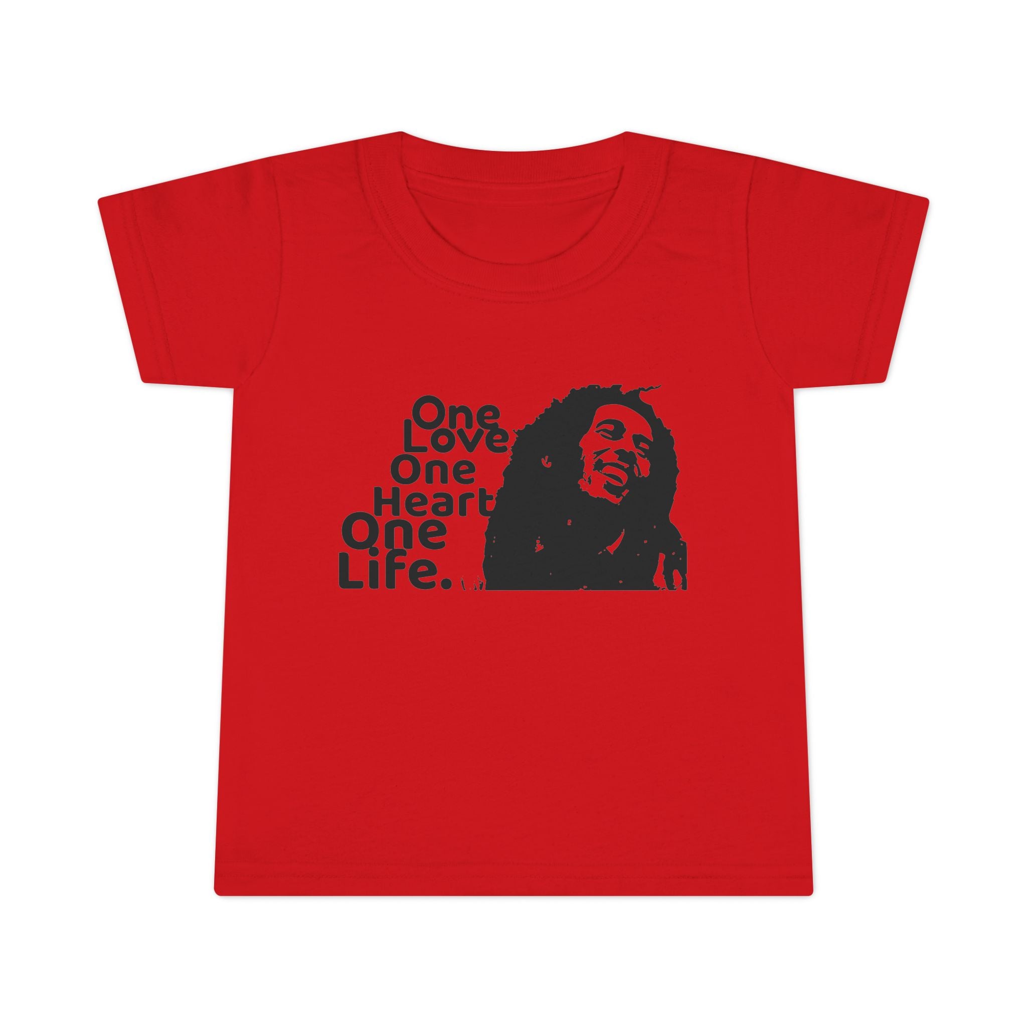 One Love Reggae Toddler T-shirt, Marley Tee For Toddlers
