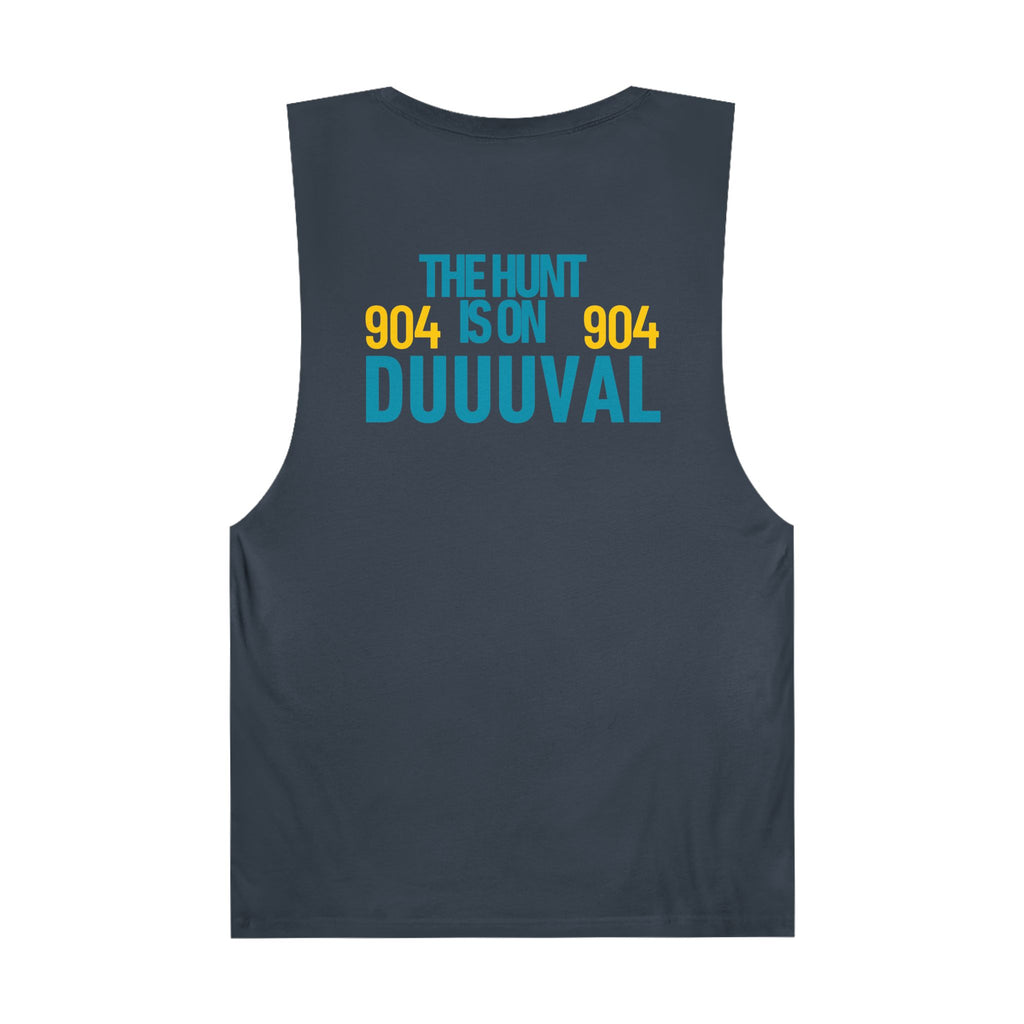 The Hunt is On Duuuval Sleevelss Shirt The Hunt is On Muscle Shirt Duuuval Jags Workout Top