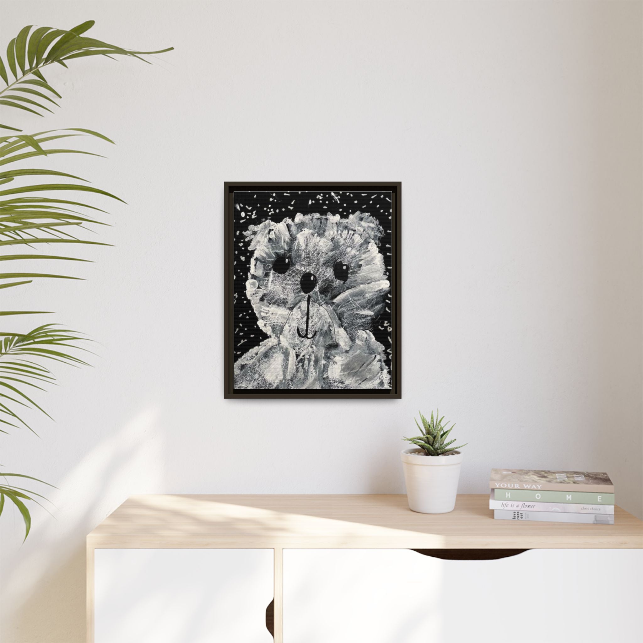 Theodore Roosevelt, Teddy Bear Matte Canvas, Framed Art by Jackson Smith