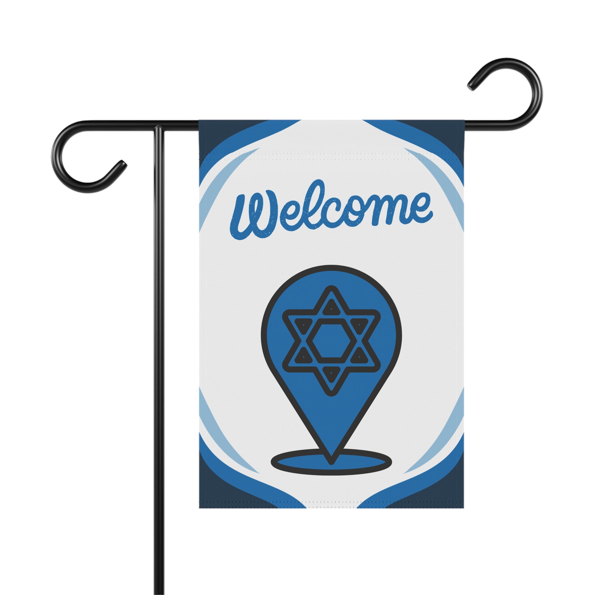 Jews Welcome Here Flag Banner