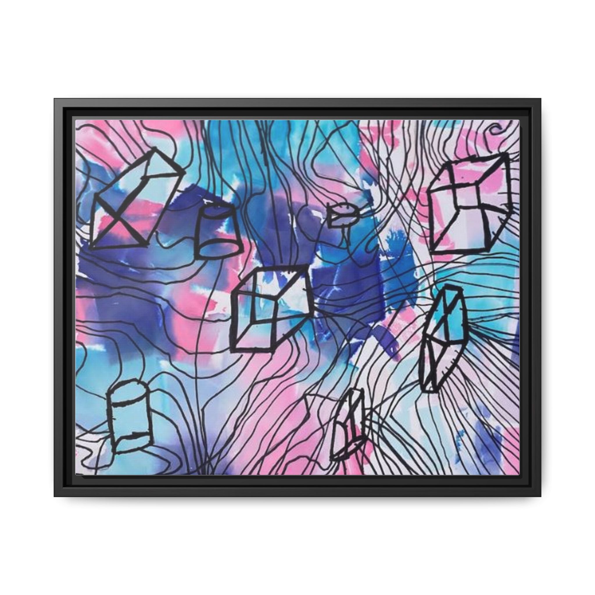 Elements of Art: Form Framed Canvas by Jackson G. Smith