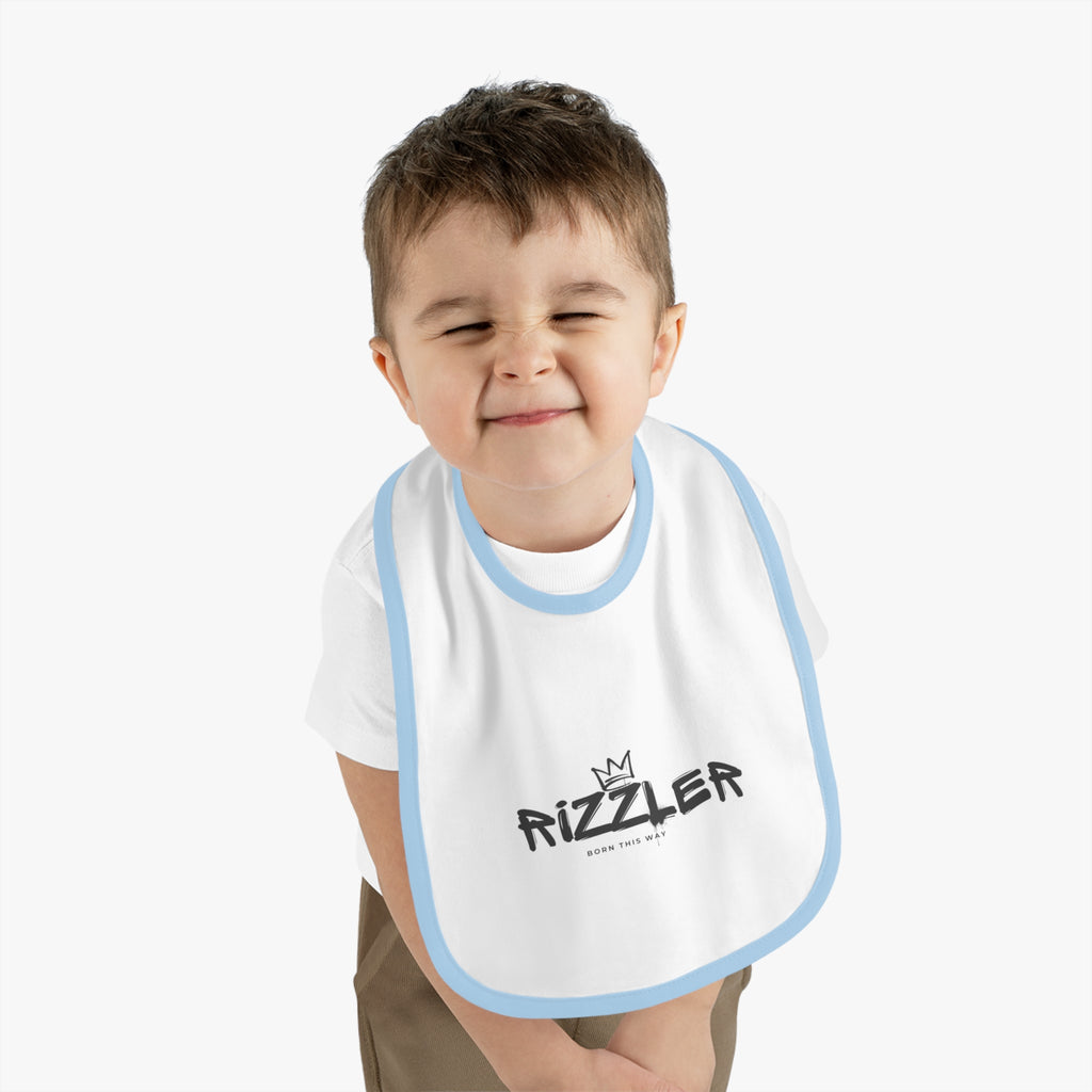 Baby Rizzler Trim Jersey Bib