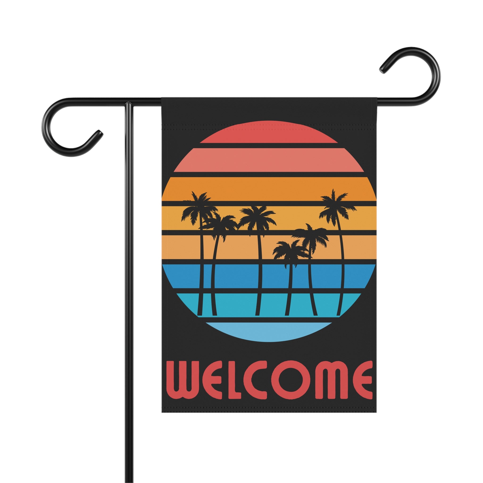 Beach House Welcome Flag 12 x 18 Tropical Welcome Garden Banner