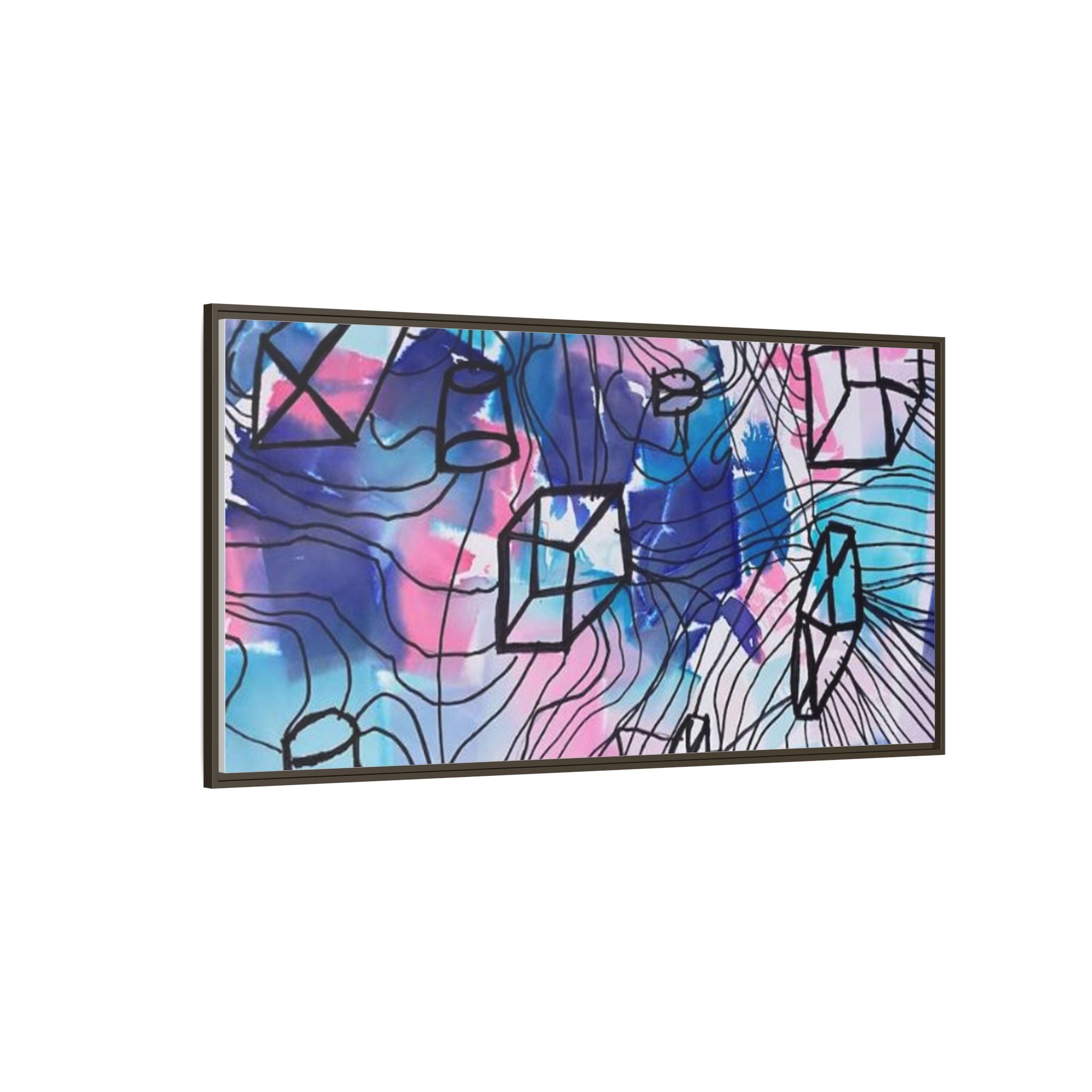 Elements of Art: Form Framed Canvas by Jackson G. Smith