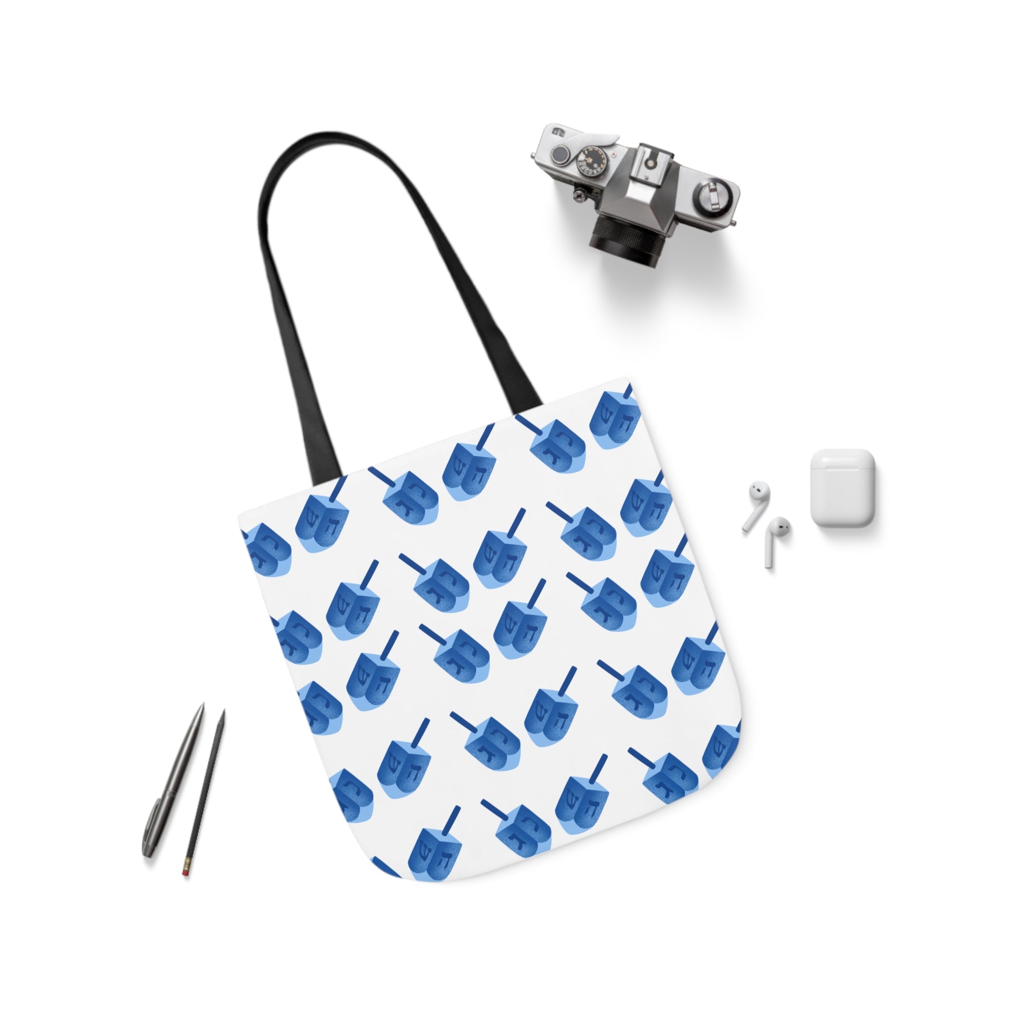 Hanukkah Canvas Tote Bag Dreidel Canvas Tote Bag Hanukkah Gift Bag