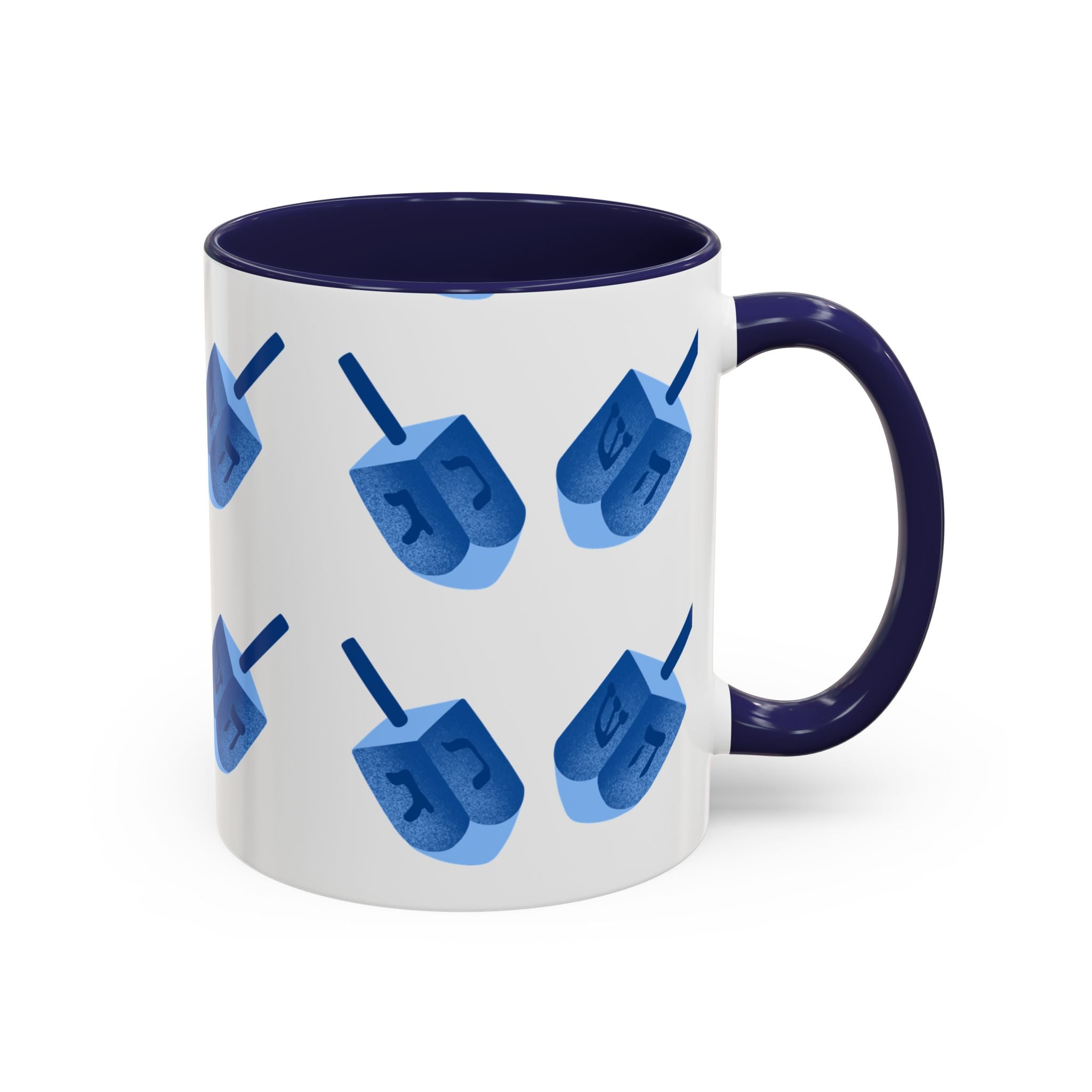 Dreidels Hanukkah Mug 11 oz