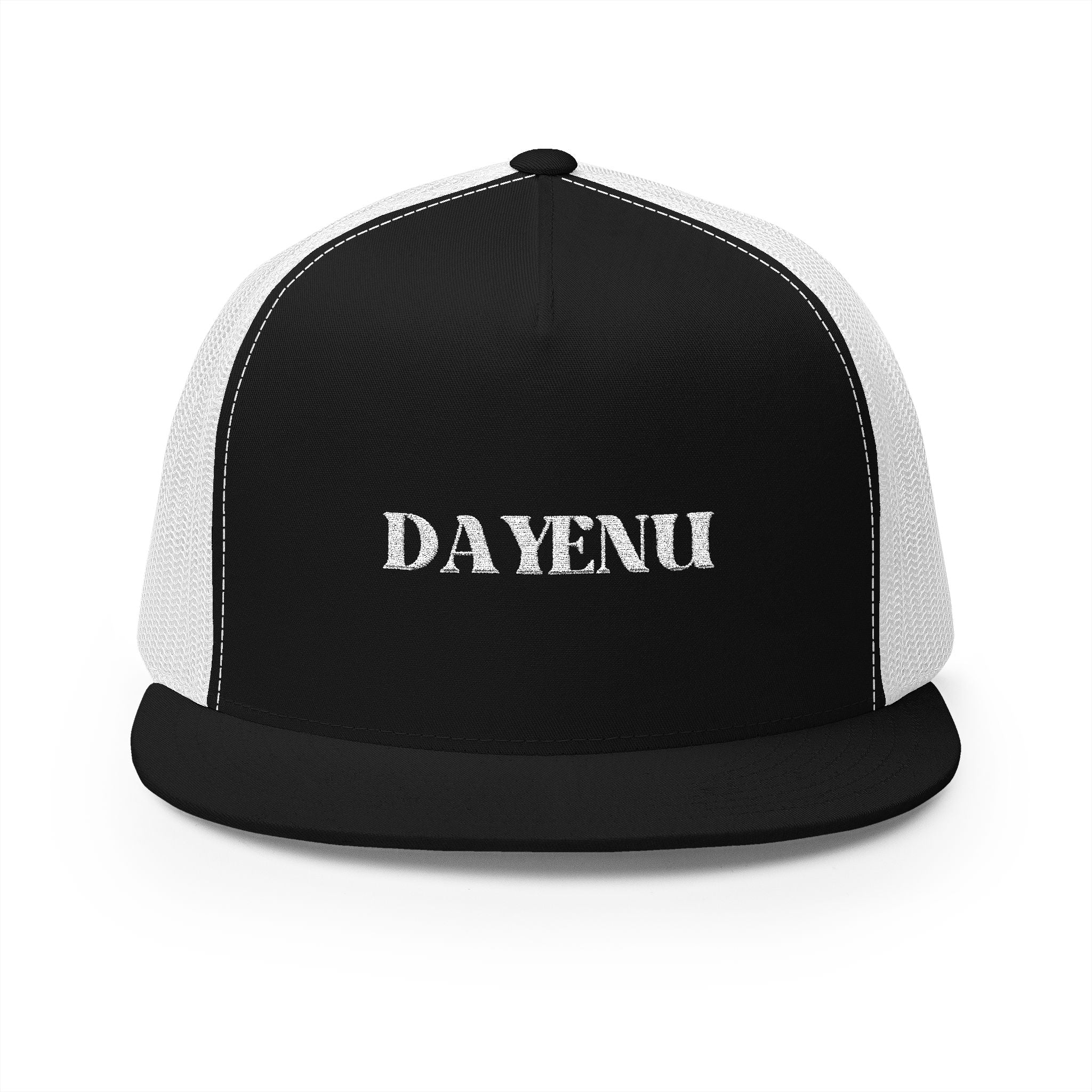 Dayenu Hat Embroidered 5 Panel Trucker Cap - Stylish DAYENU Hat Jewish Hat Jewish Gift