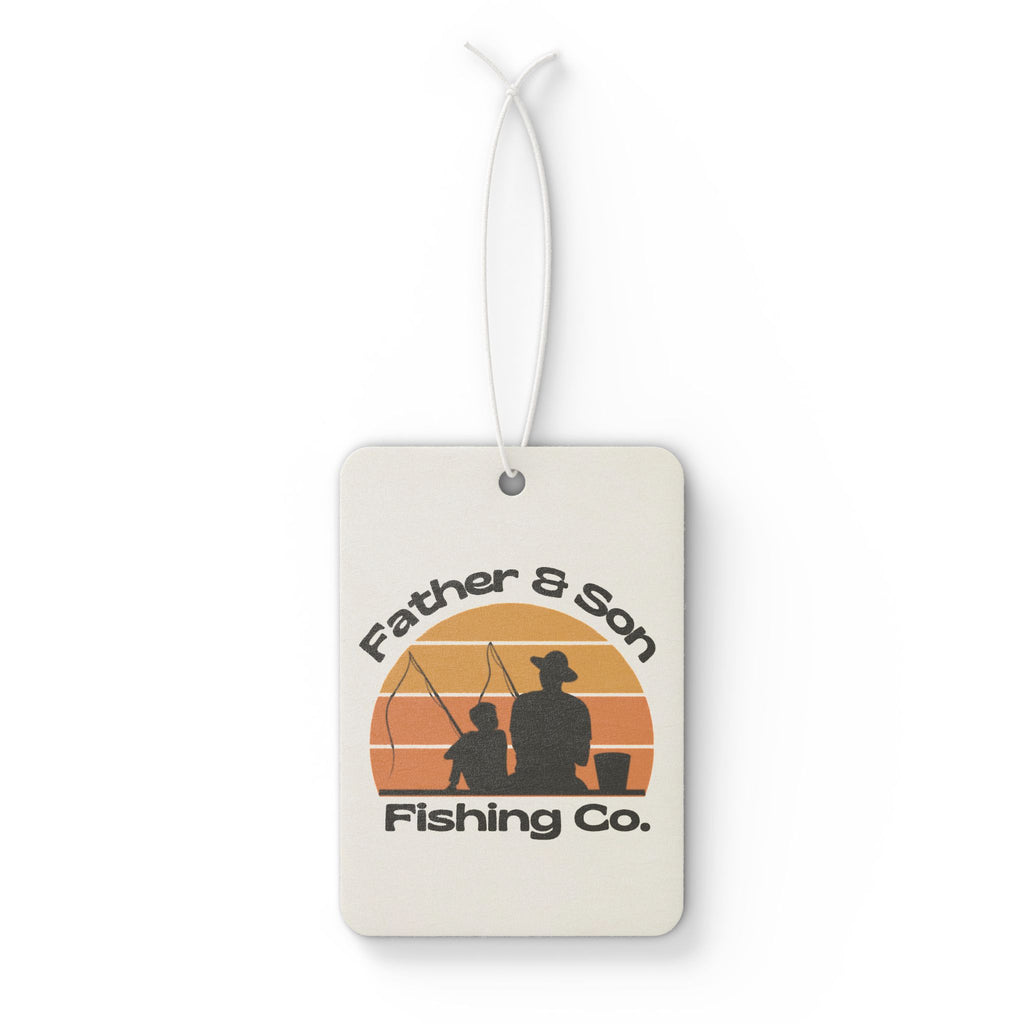 Car Air Freshener Father & Son Fishing Co Air Freshner Fathers Day Fishing Gift