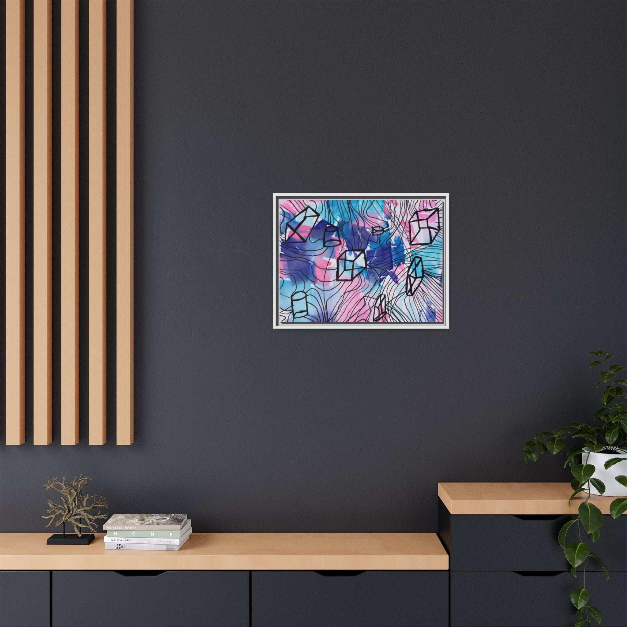 Elements of Art: Form Framed Canvas by Jackson G. Smith