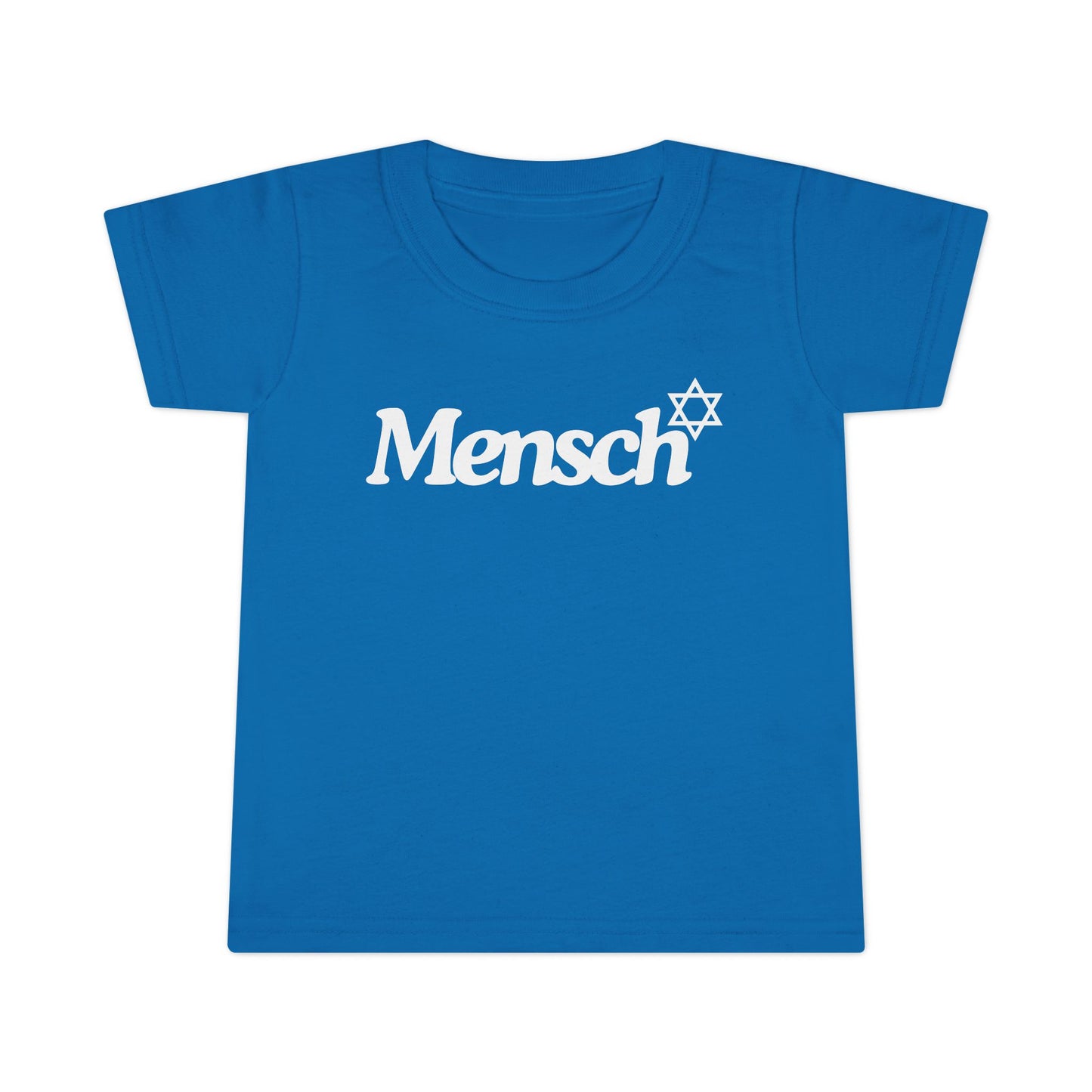 Toddler Mensch T-Shirt Jewish Kids Tee Yiddish Fun Playtime Shirt Jewish Toddler Gifts