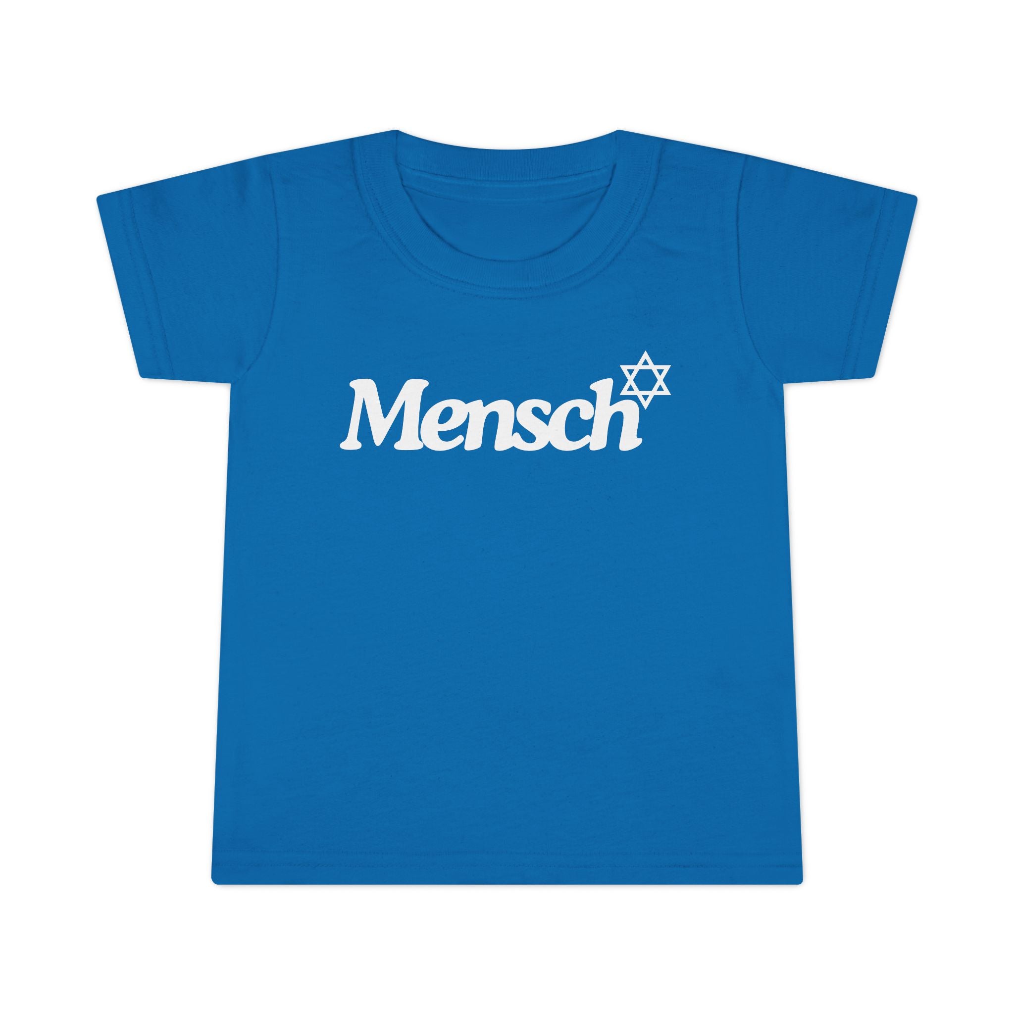 Toddler Mensch T-Shirt Jewish Kids Tee Yiddish Fun Playtime Shirt Jewish Toddler Gifts
