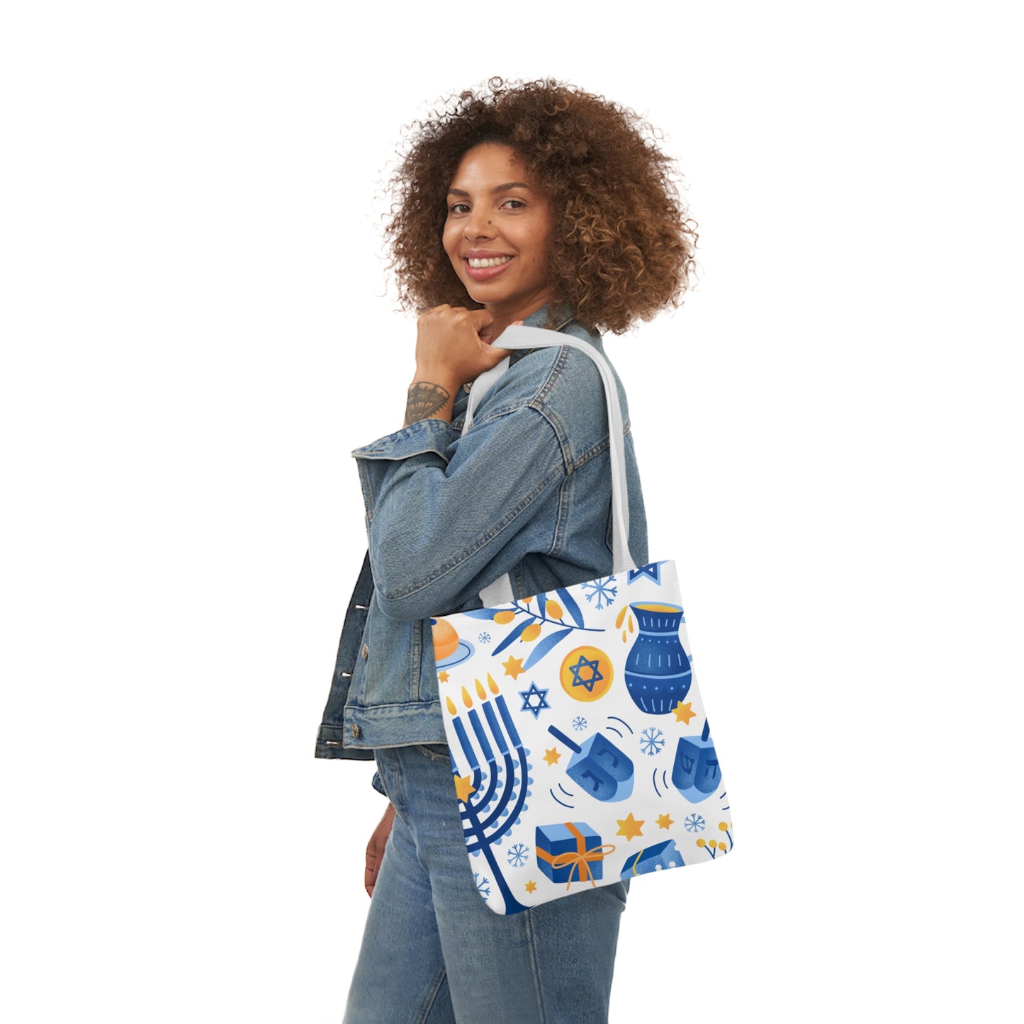 Hanukkah Canvas Tote Bag