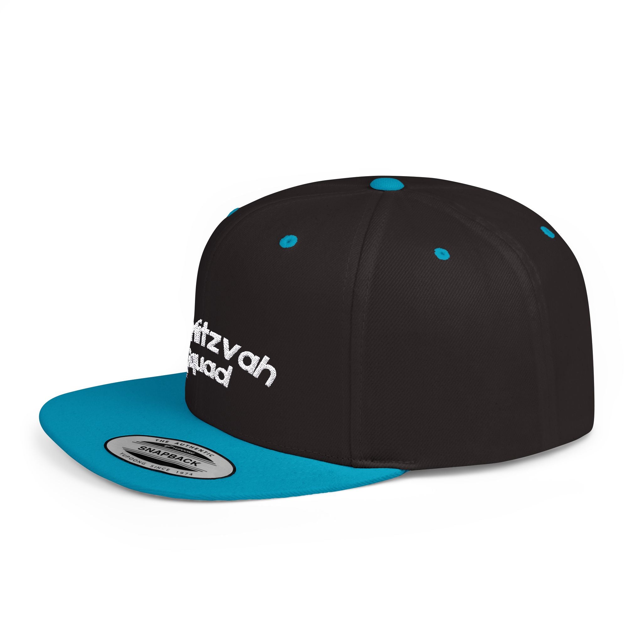 Bar Mitzvah Squad Flat Bill Snapback Bar Mitzvah Hat