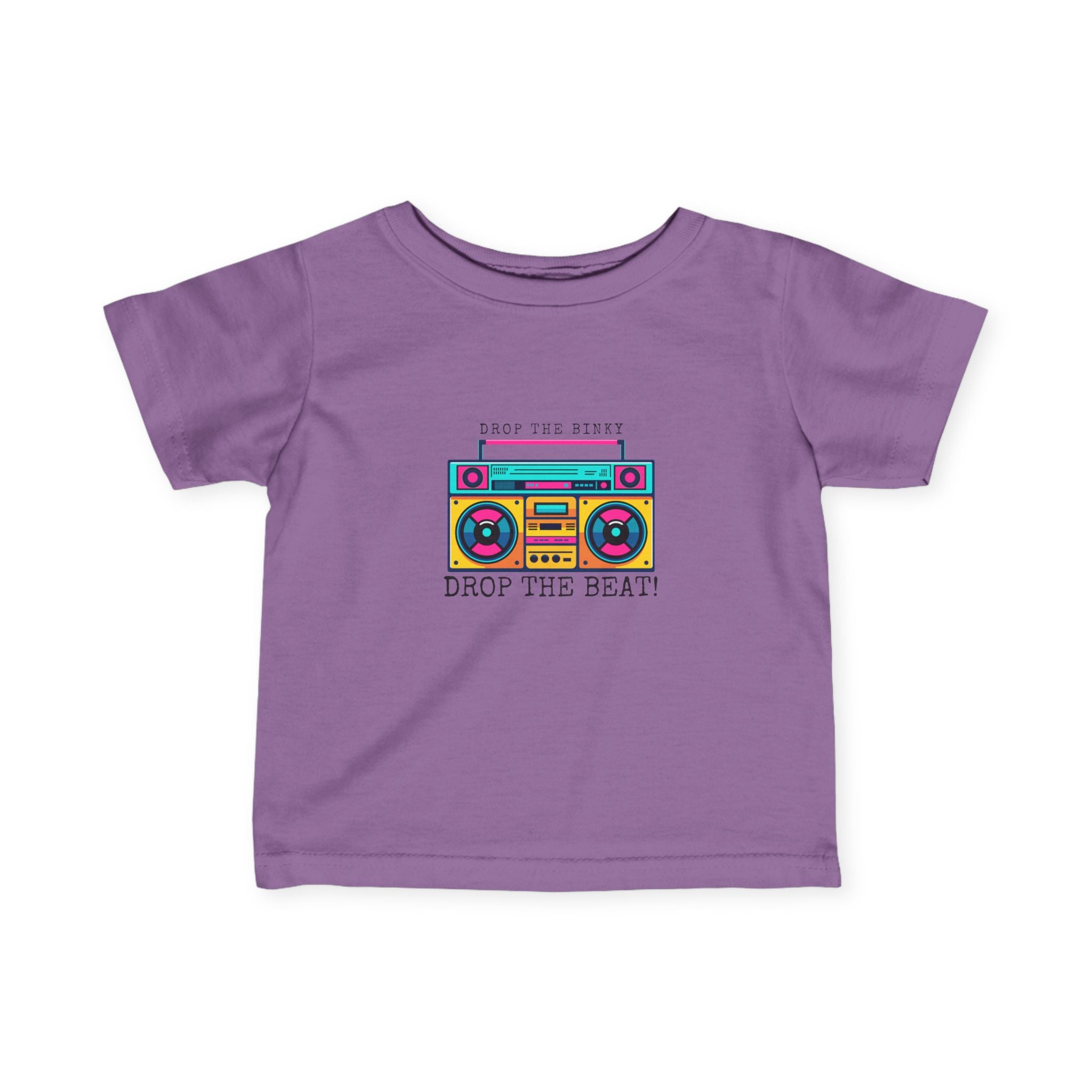 Retro Boombox Infant Tee - Perfect for Music Lovers, Baby Shower Gift, Playful Baby Outfit, Summer Fun, Drop the Beat!