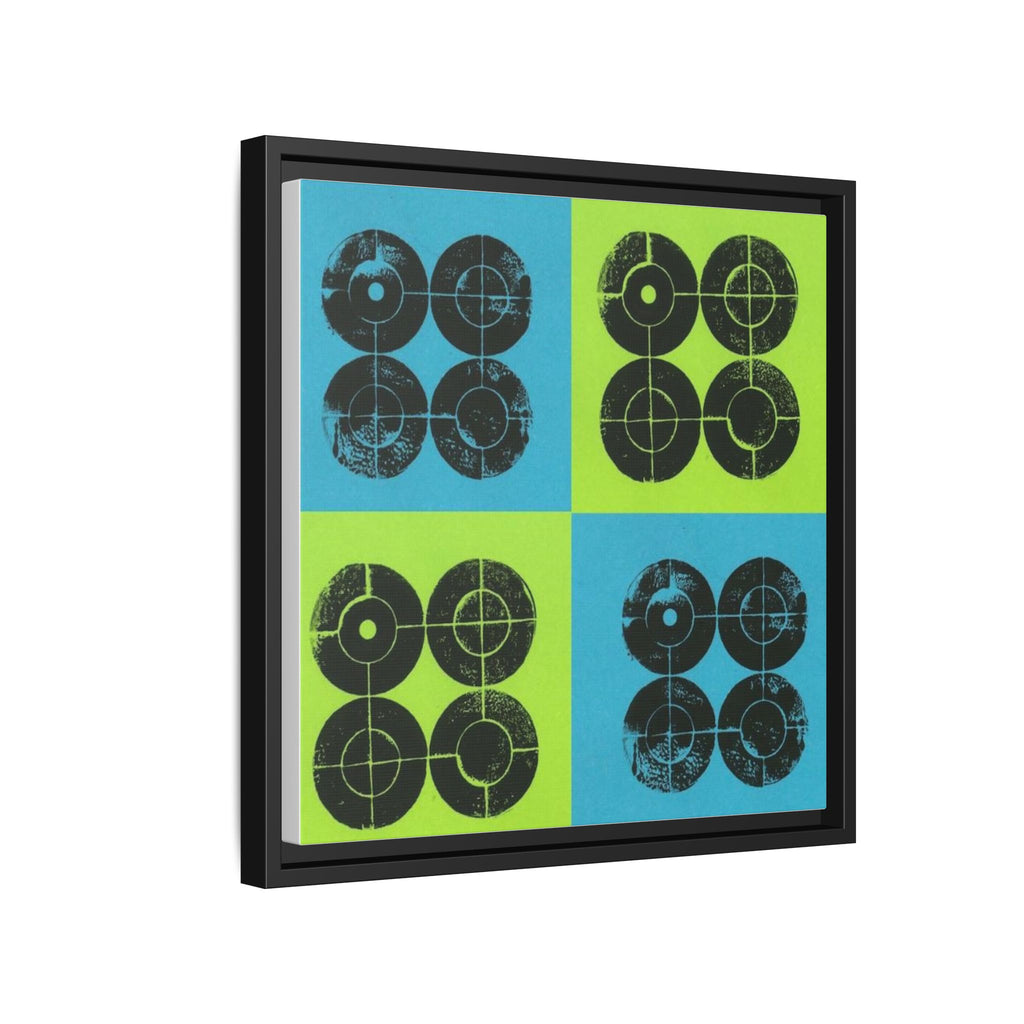 Printing With Legos Collagraph Matte Canvas, Framed