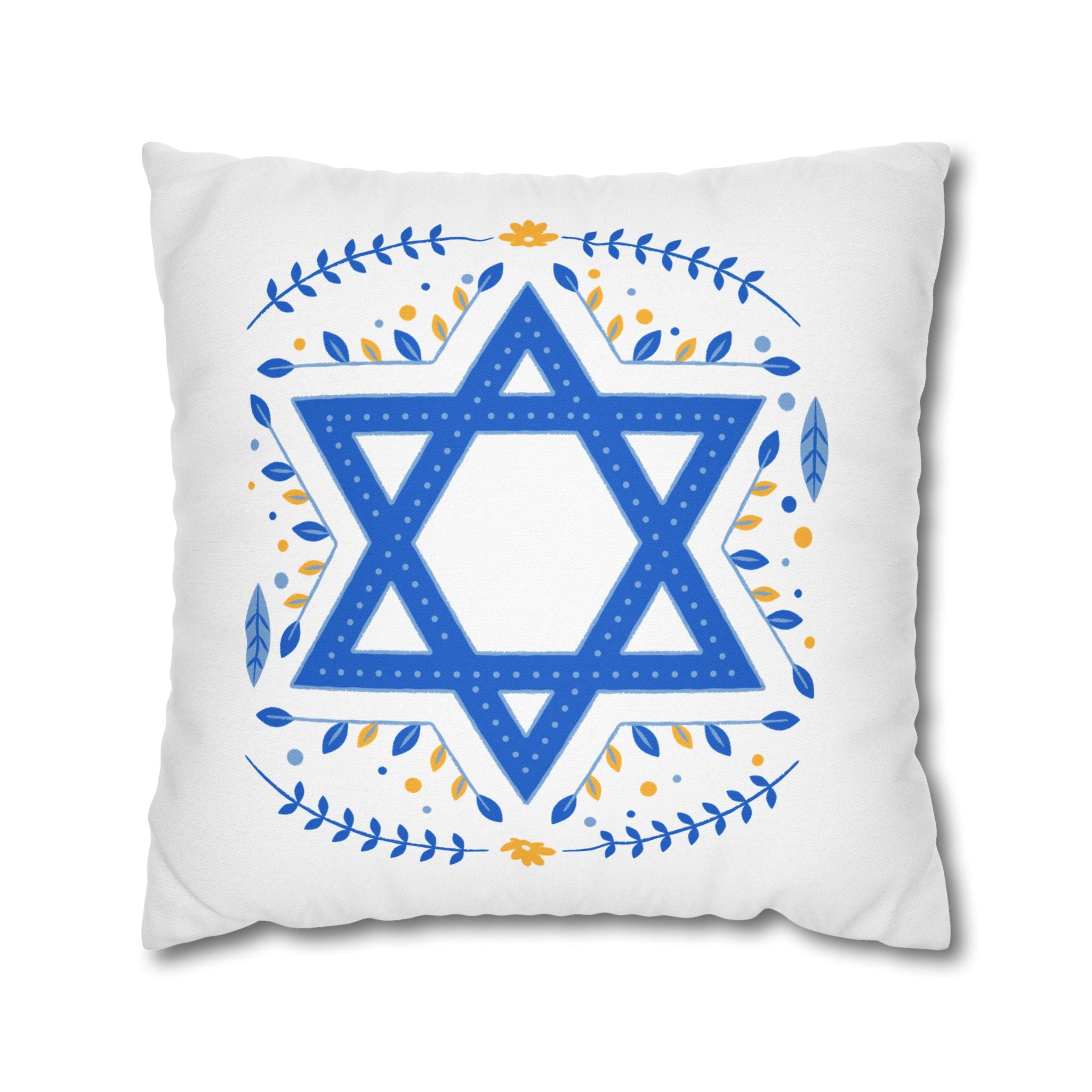Hanukkah Square Pillowcase Hanukkah Decor Pillow Covers