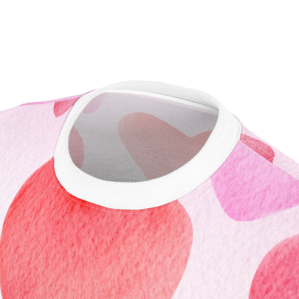 Mens Heart Print Valentines Tee Mens Valentine's Heart Print Shirt