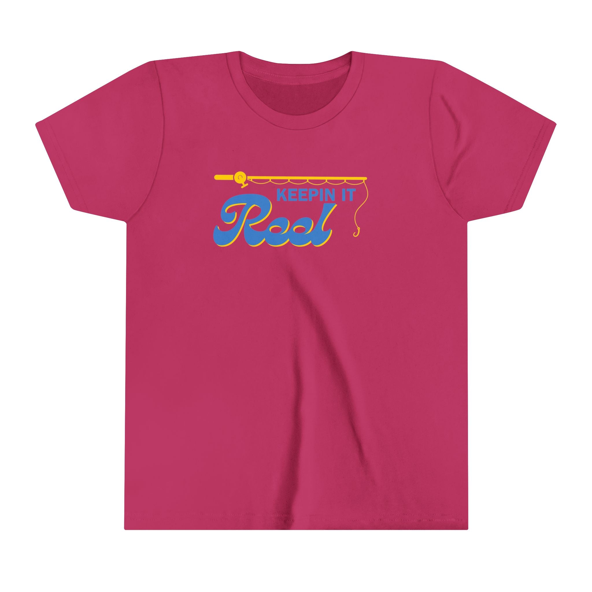 Keepin it Reel Youth Fishing Short Sleeve Tee