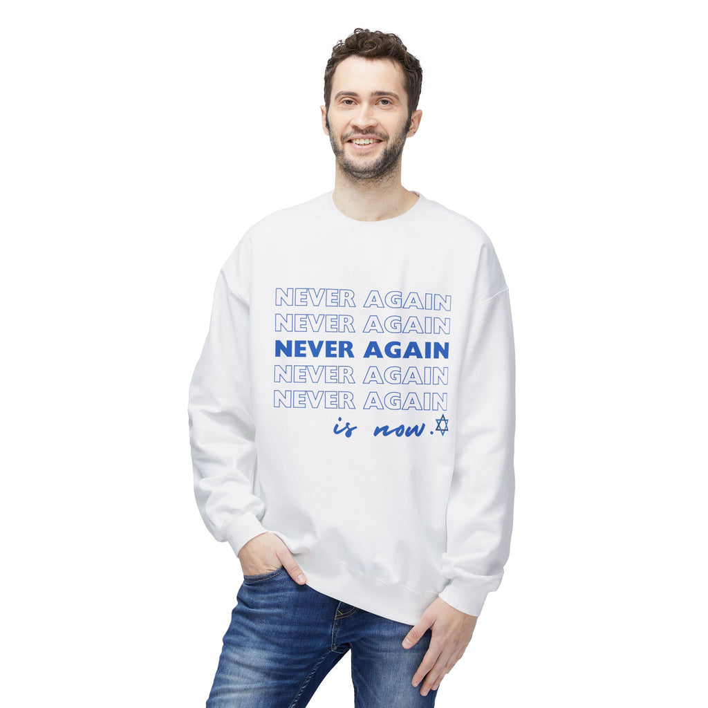 Never Again is Now Sweatshirt to End Hate