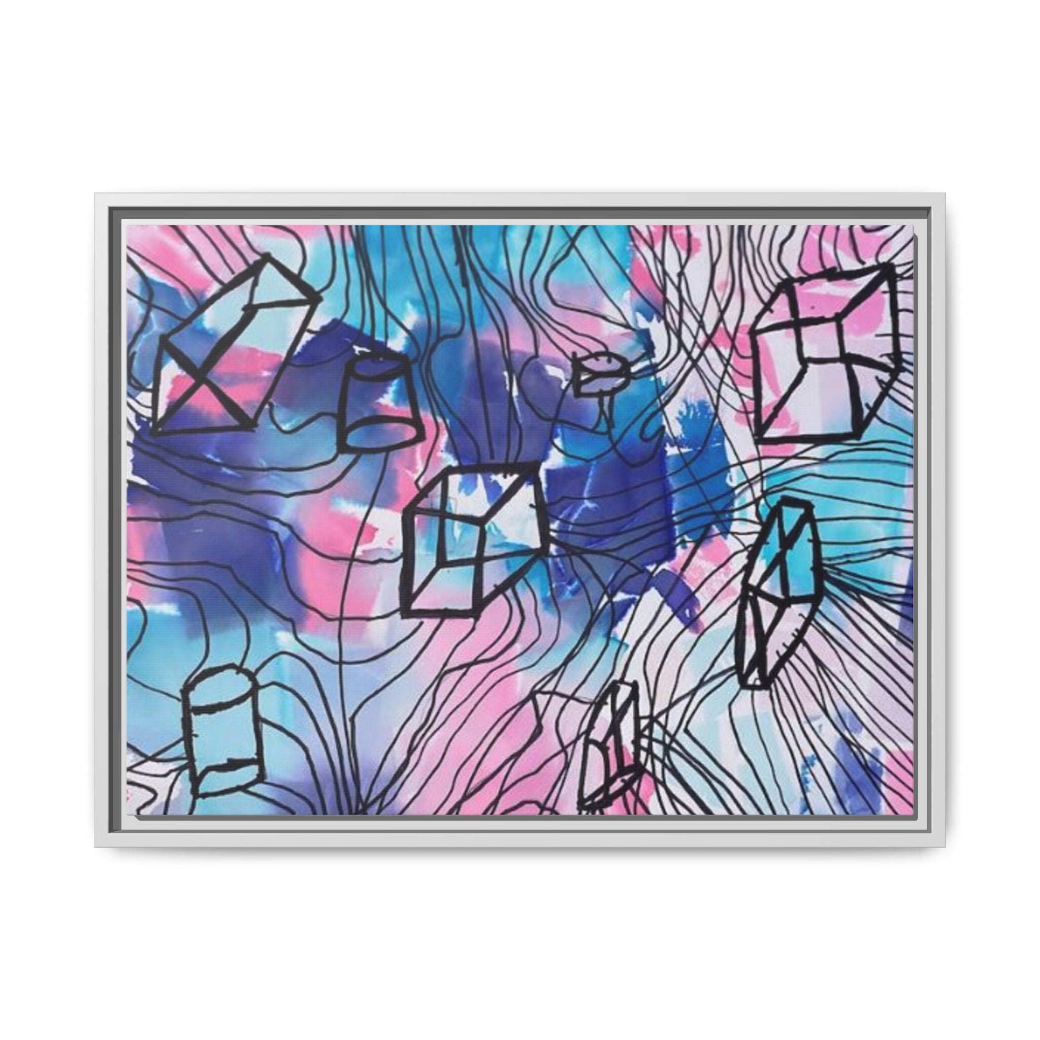 Elements of Art: Form Framed Canvas by Jackson G. Smith