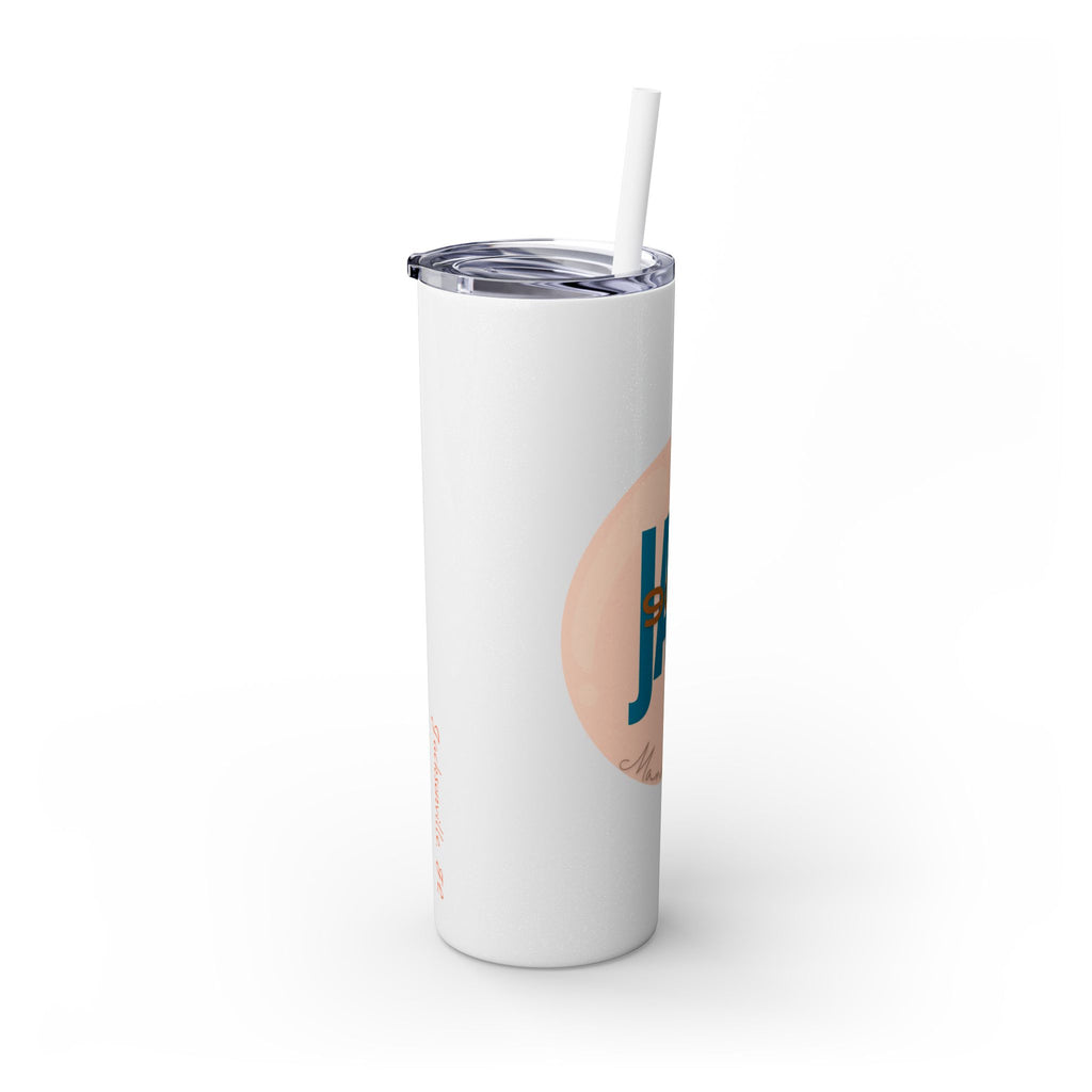 Mandarin 904 Skinny Tumbler with Straw, 20oz