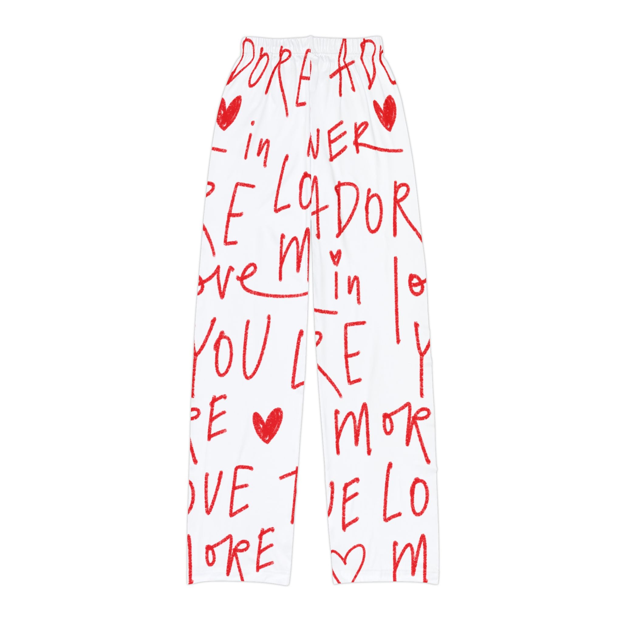 Kids Valentine's Pajama Pant Youth Valentine Lounge Pants