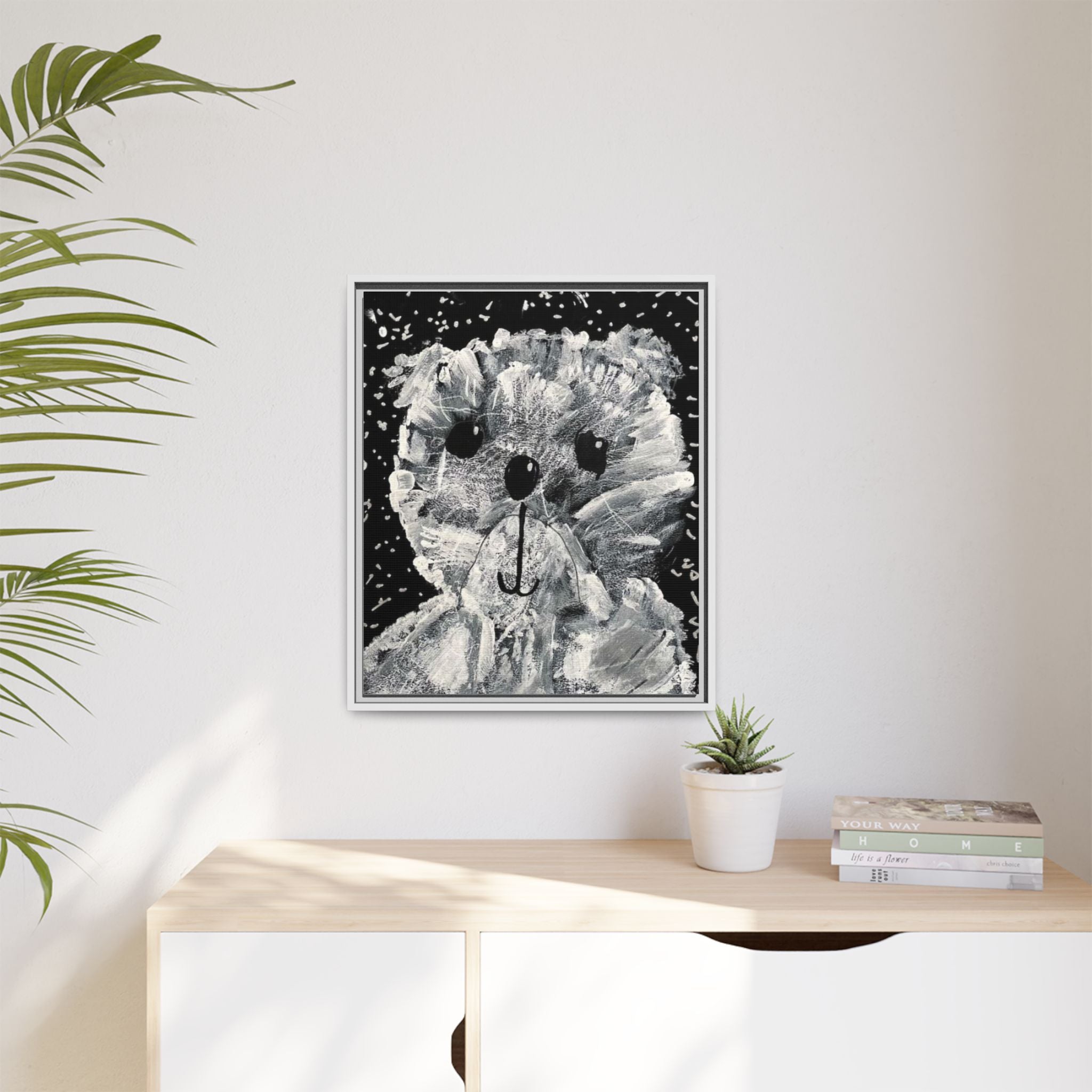 Theodore Roosevelt, Teddy Bear Matte Canvas, Framed Art by Jackson Smith