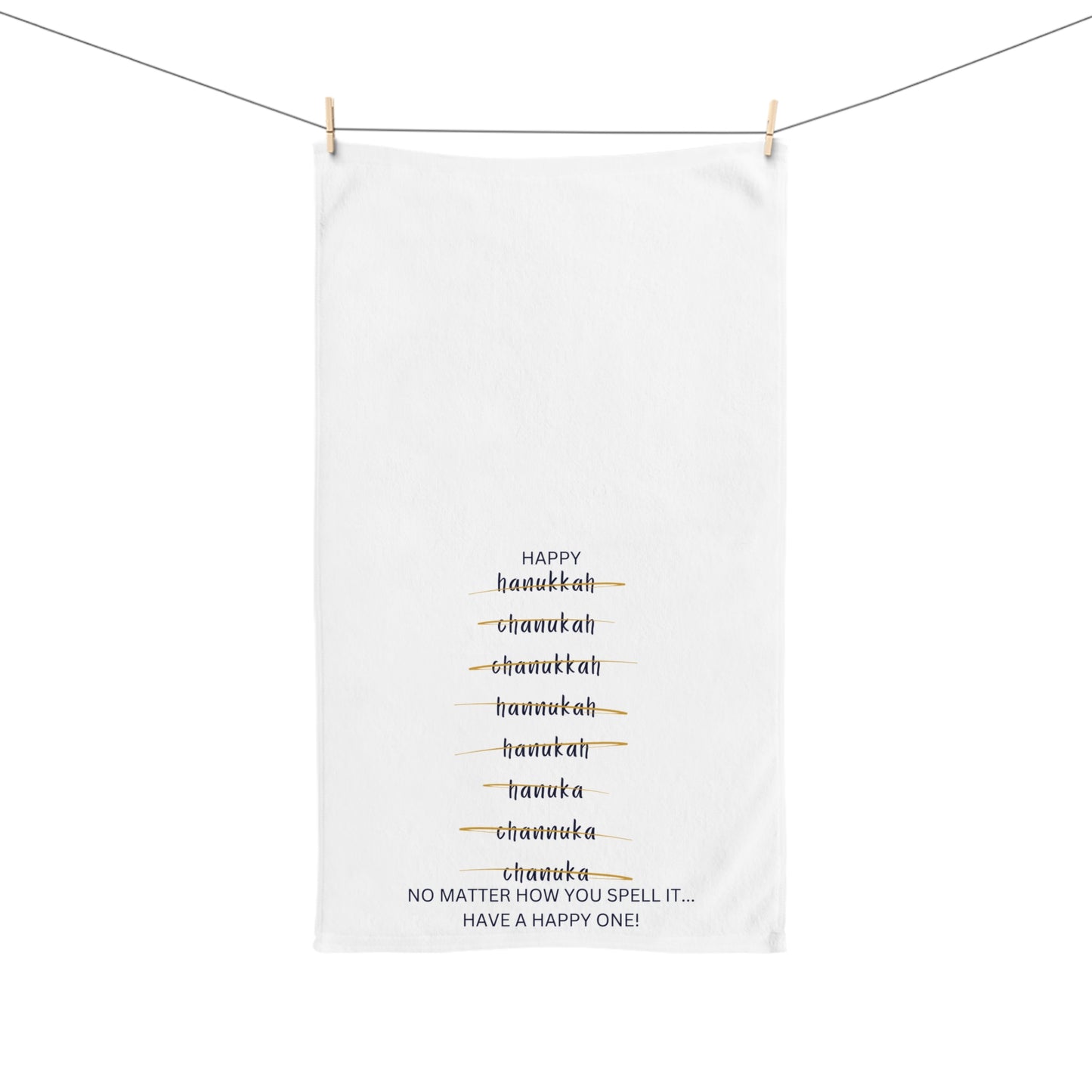 Hanukkah Hand Towel Chanukah Hand Towel Hostess Gift